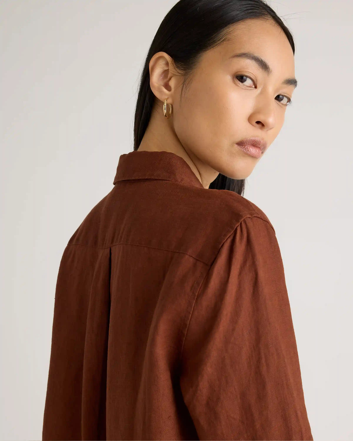 100% European Linen Long Sleeve Shirt