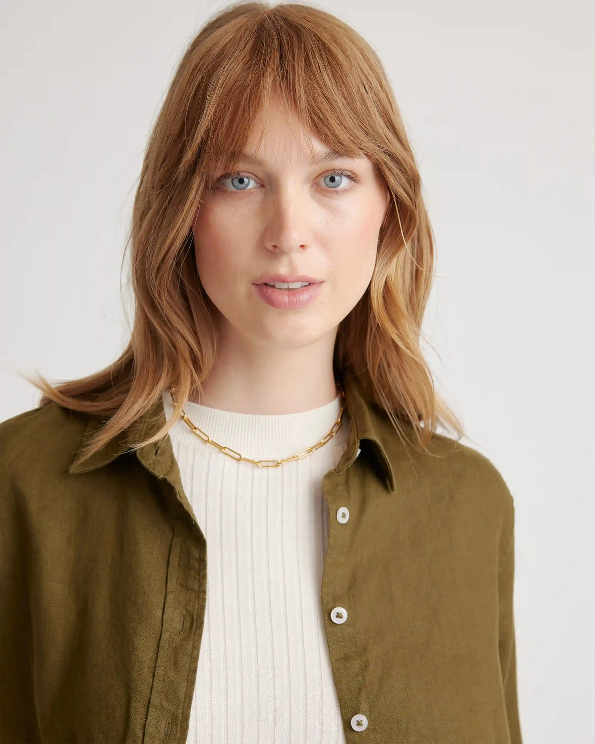 100% European Linen Long Sleeve Shirt