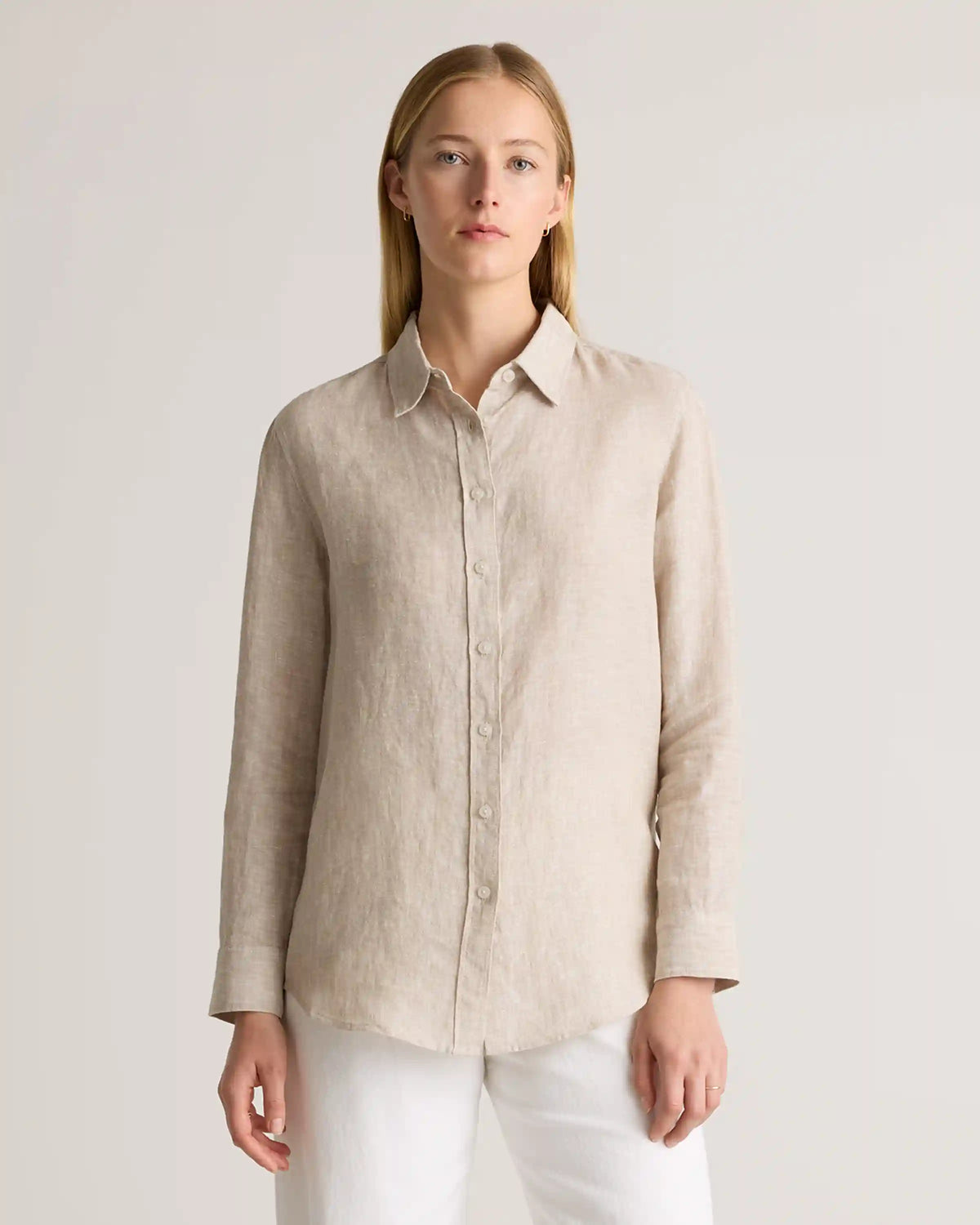 100% European Linen Long Sleeve Shirt