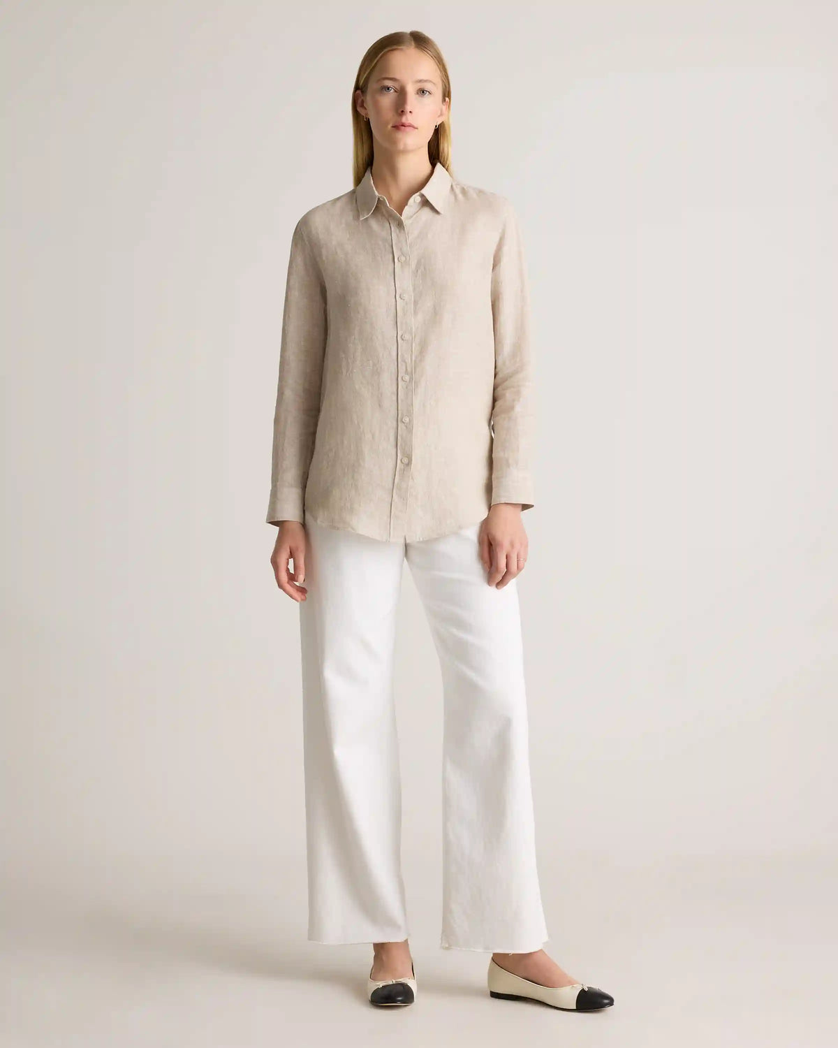 100% European Linen Long Sleeve Shirt
