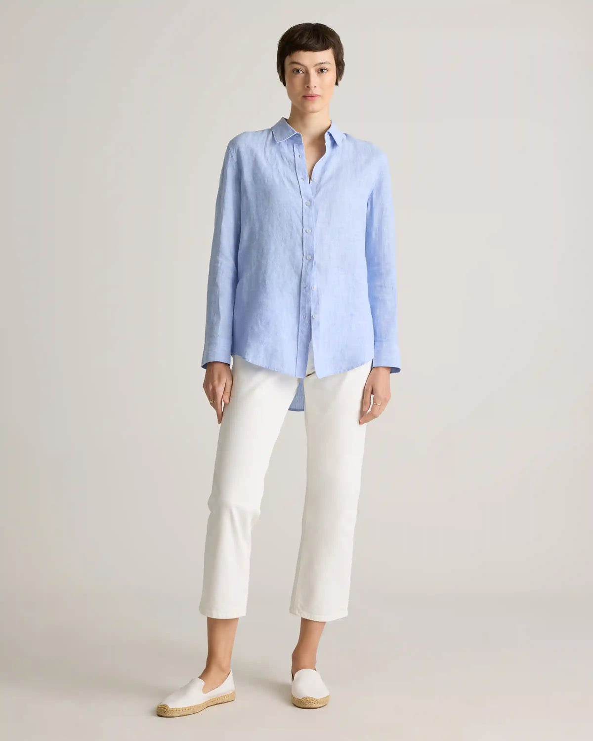 100% European Linen Long Sleeve Shirt