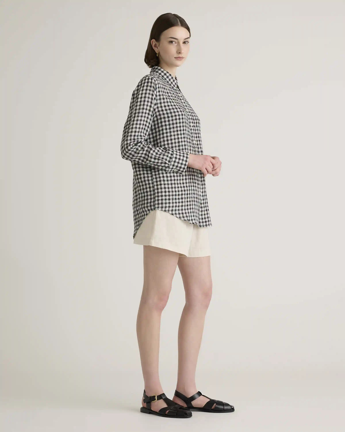 100% European Linen Long Sleeve Shirt