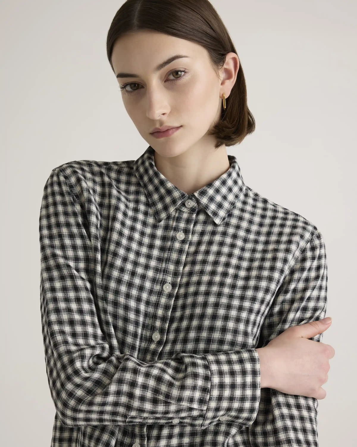 100% European Linen Long Sleeve Shirt