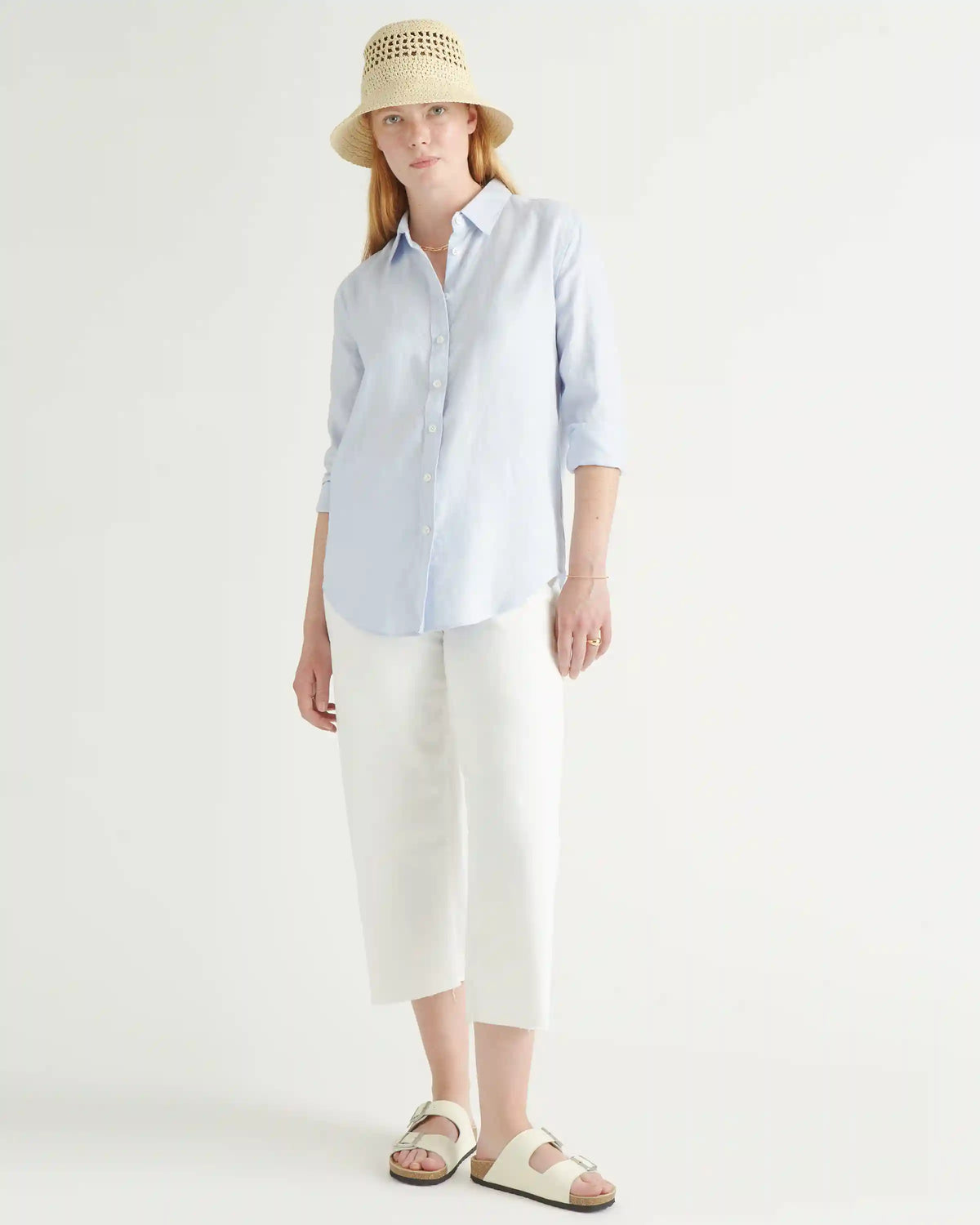 100% European Linen Long Sleeve Shirt