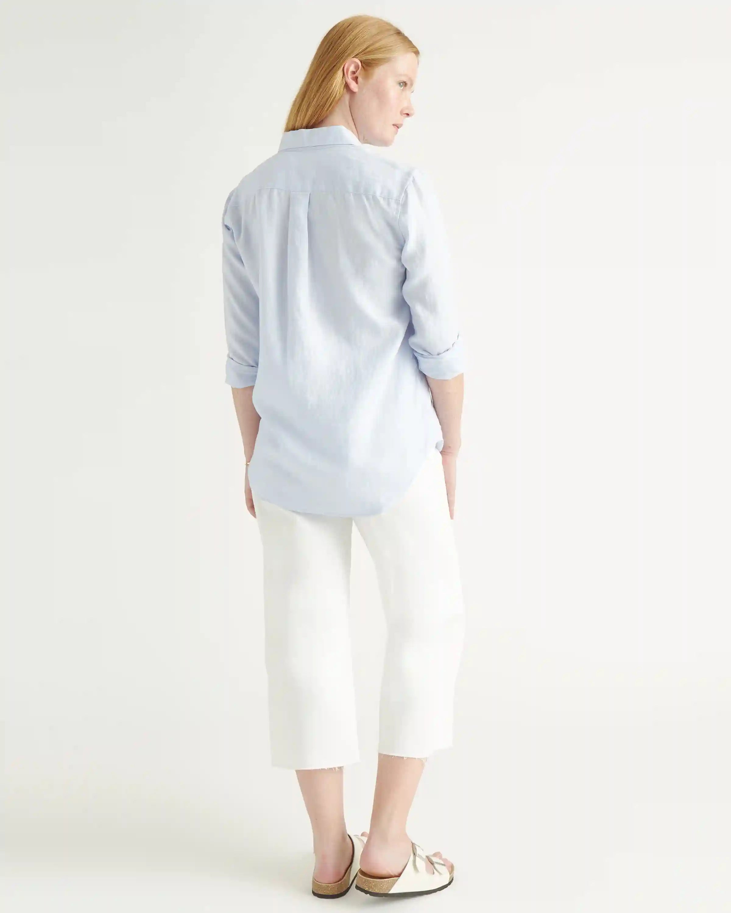 100% European Linen Long Sleeve Shirt