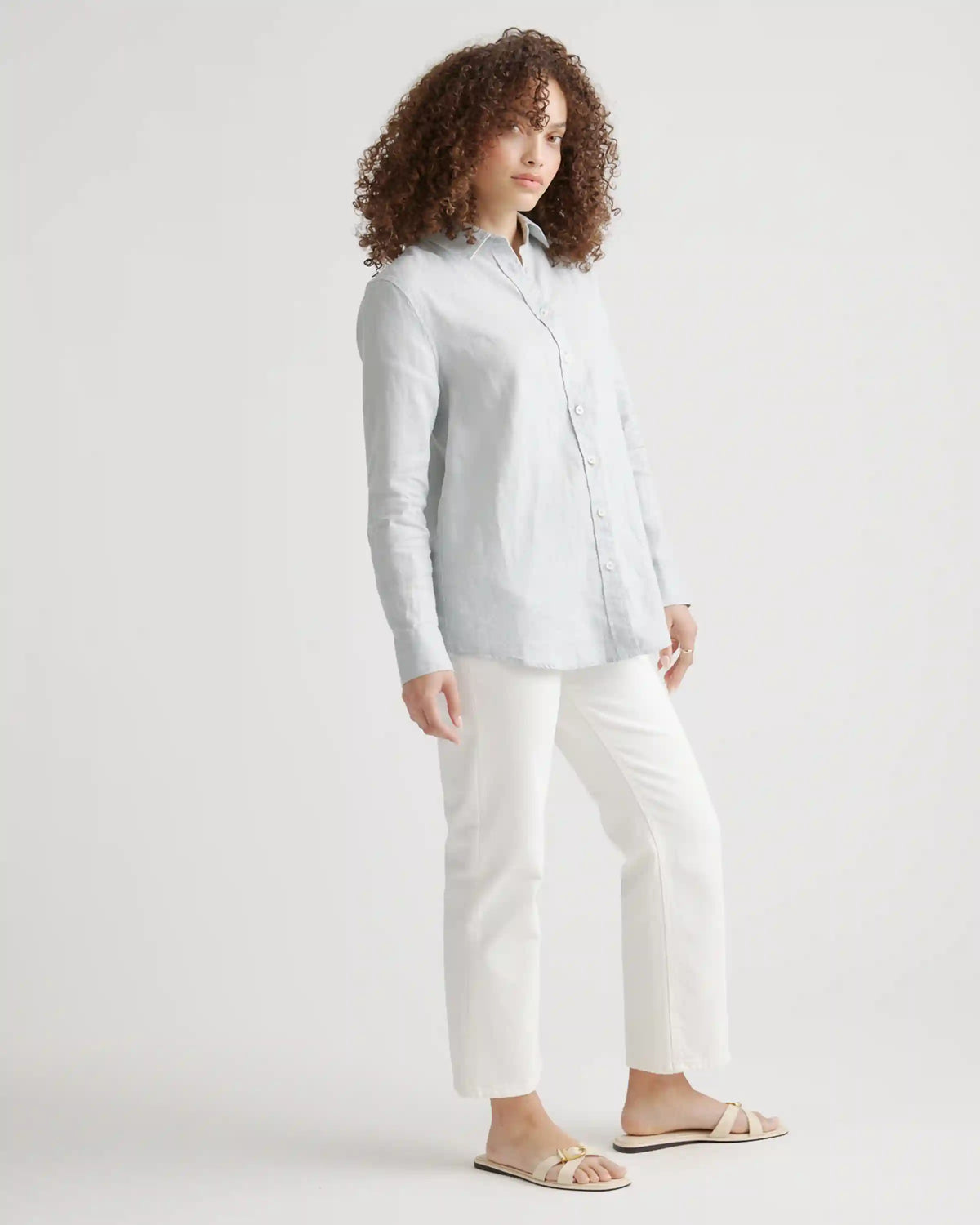 100% European Linen Long Sleeve Shirt