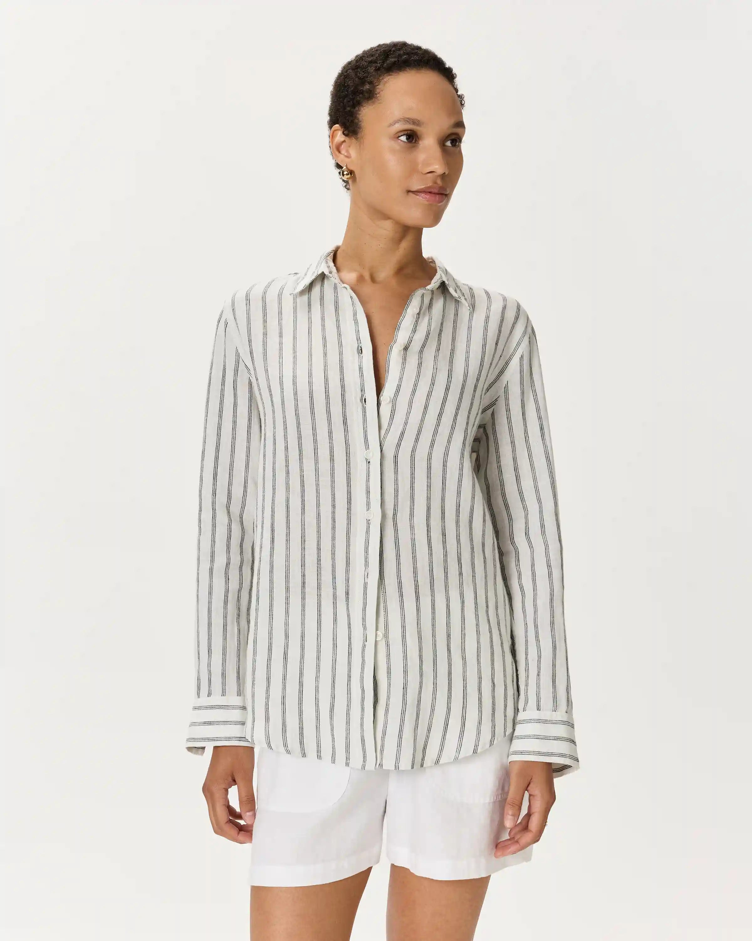 100% European Linen Long Sleeve Shirt