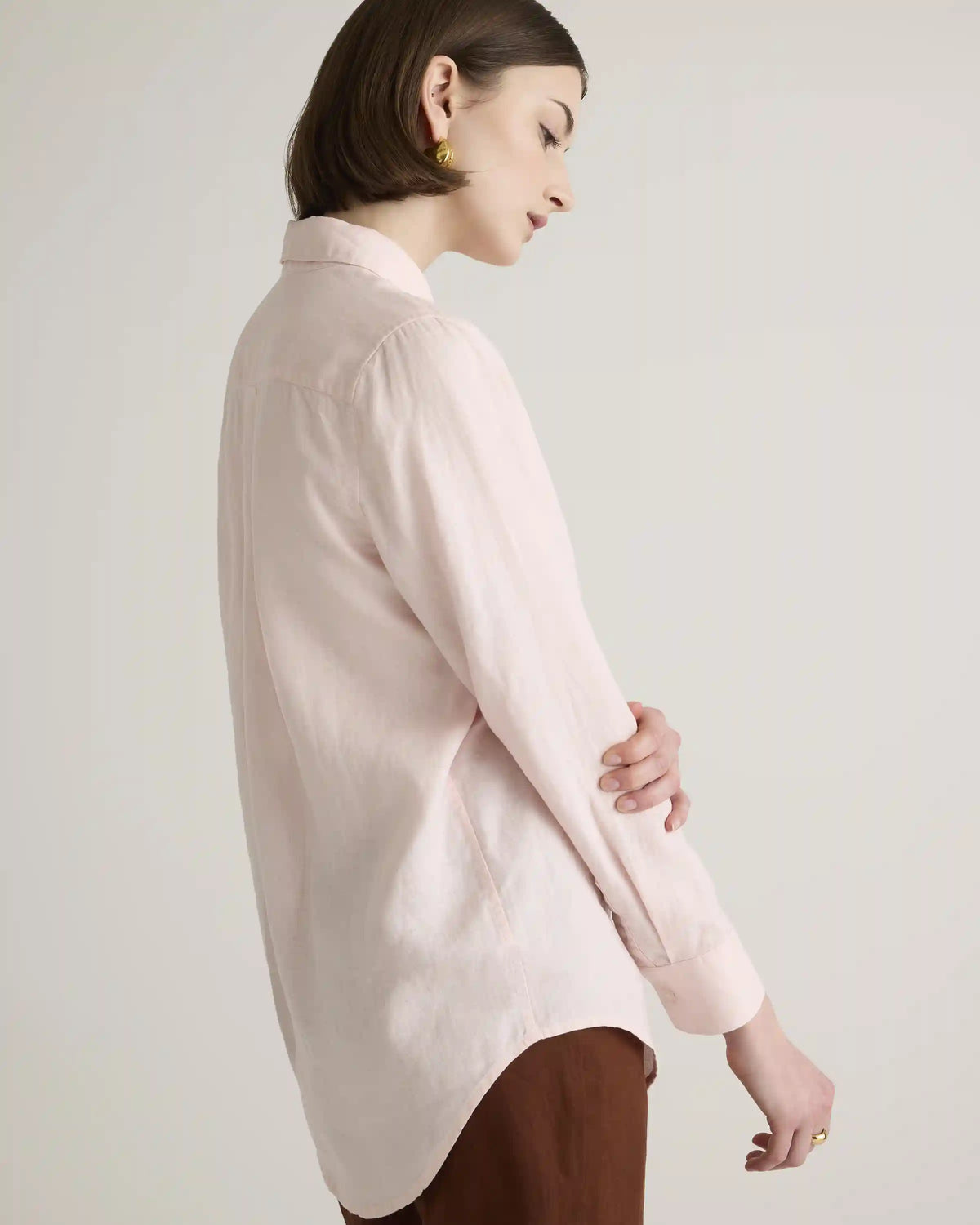 100% European Linen Long Sleeve Shirt