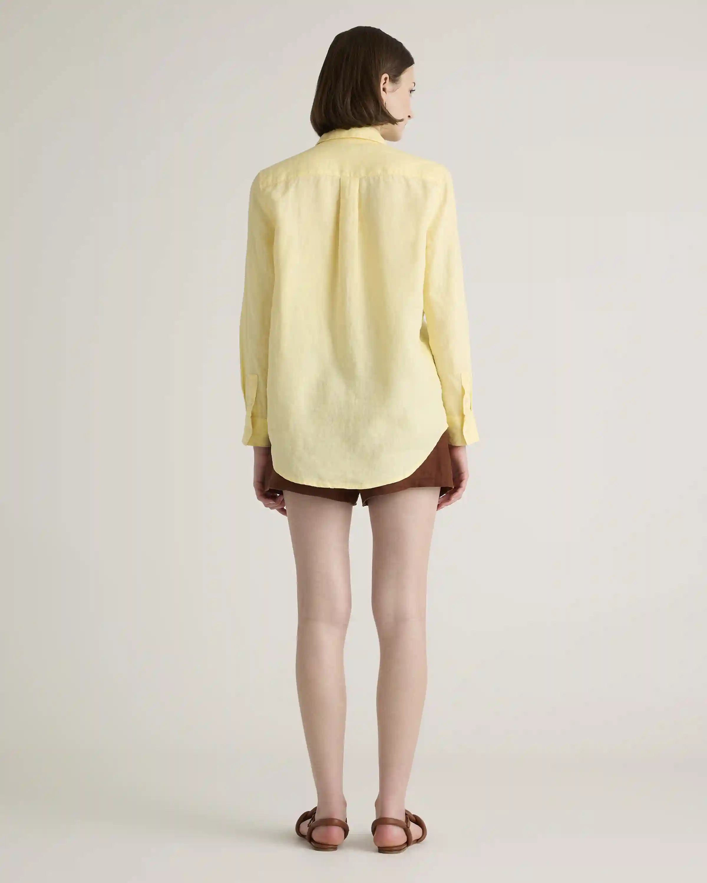 100% European Linen Long Sleeve Shirt