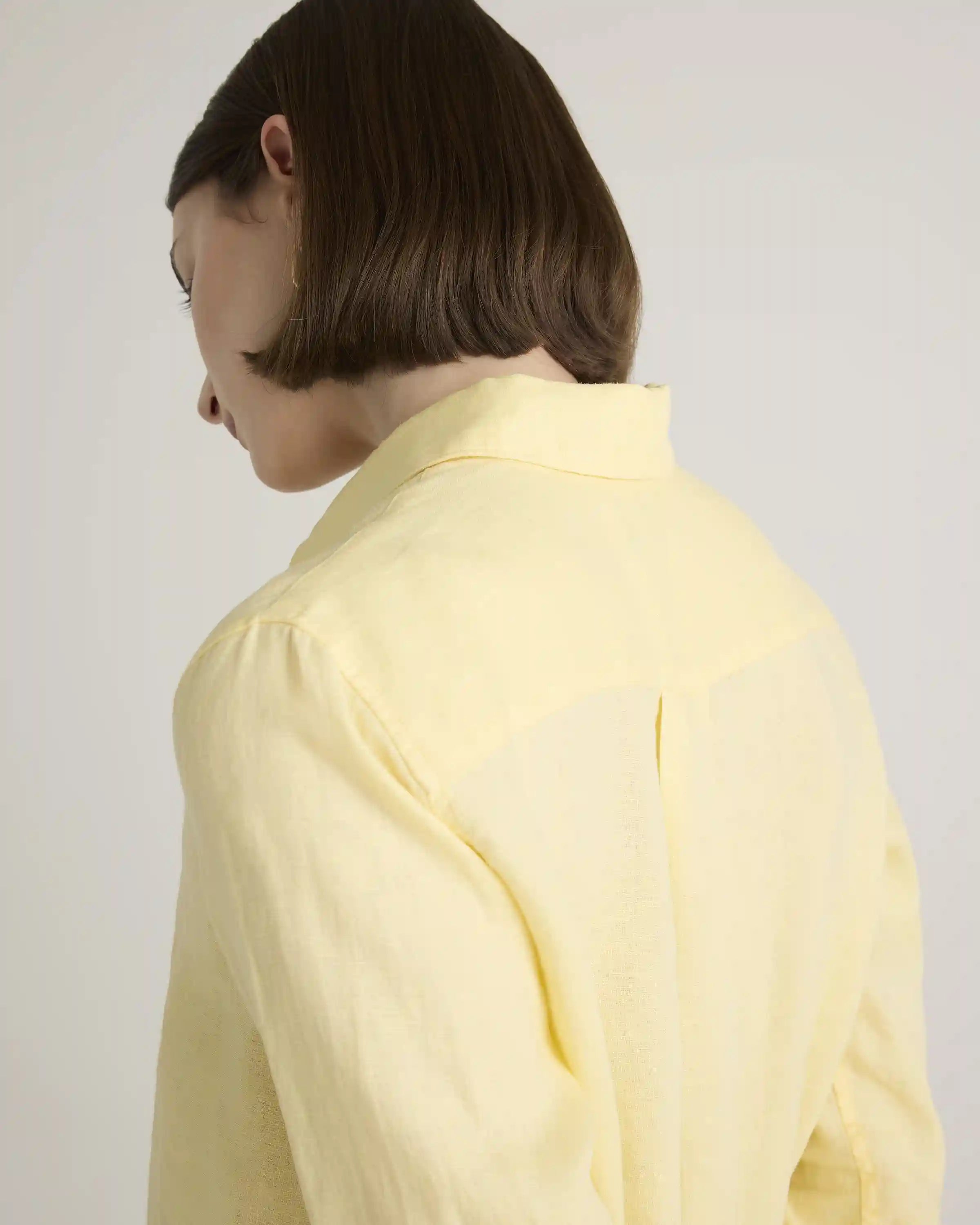 100% European Linen Long Sleeve Shirt