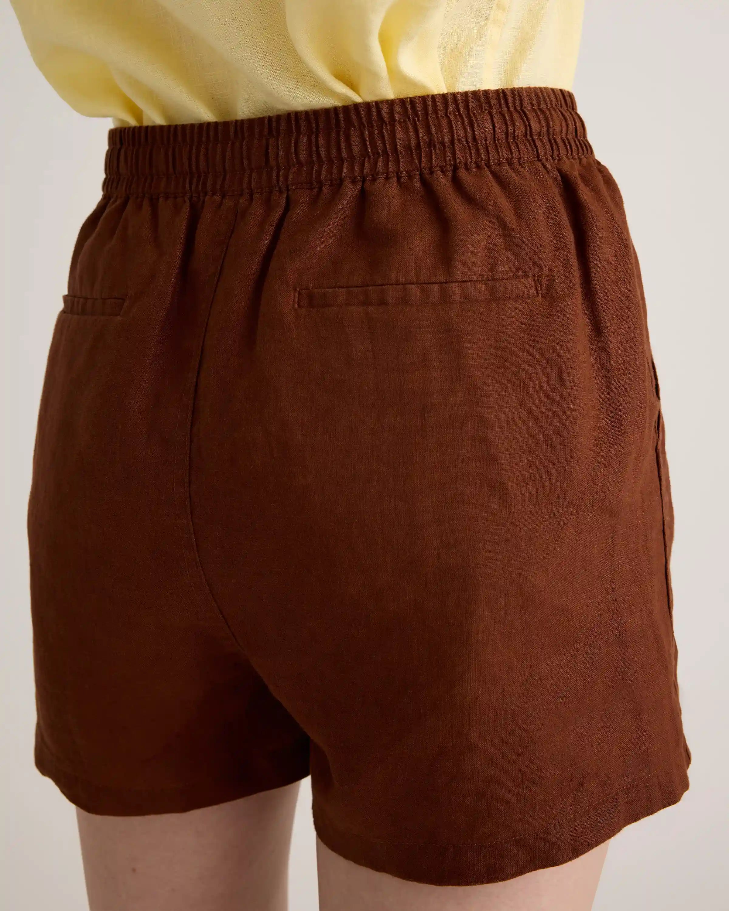100% European Linen Shorts