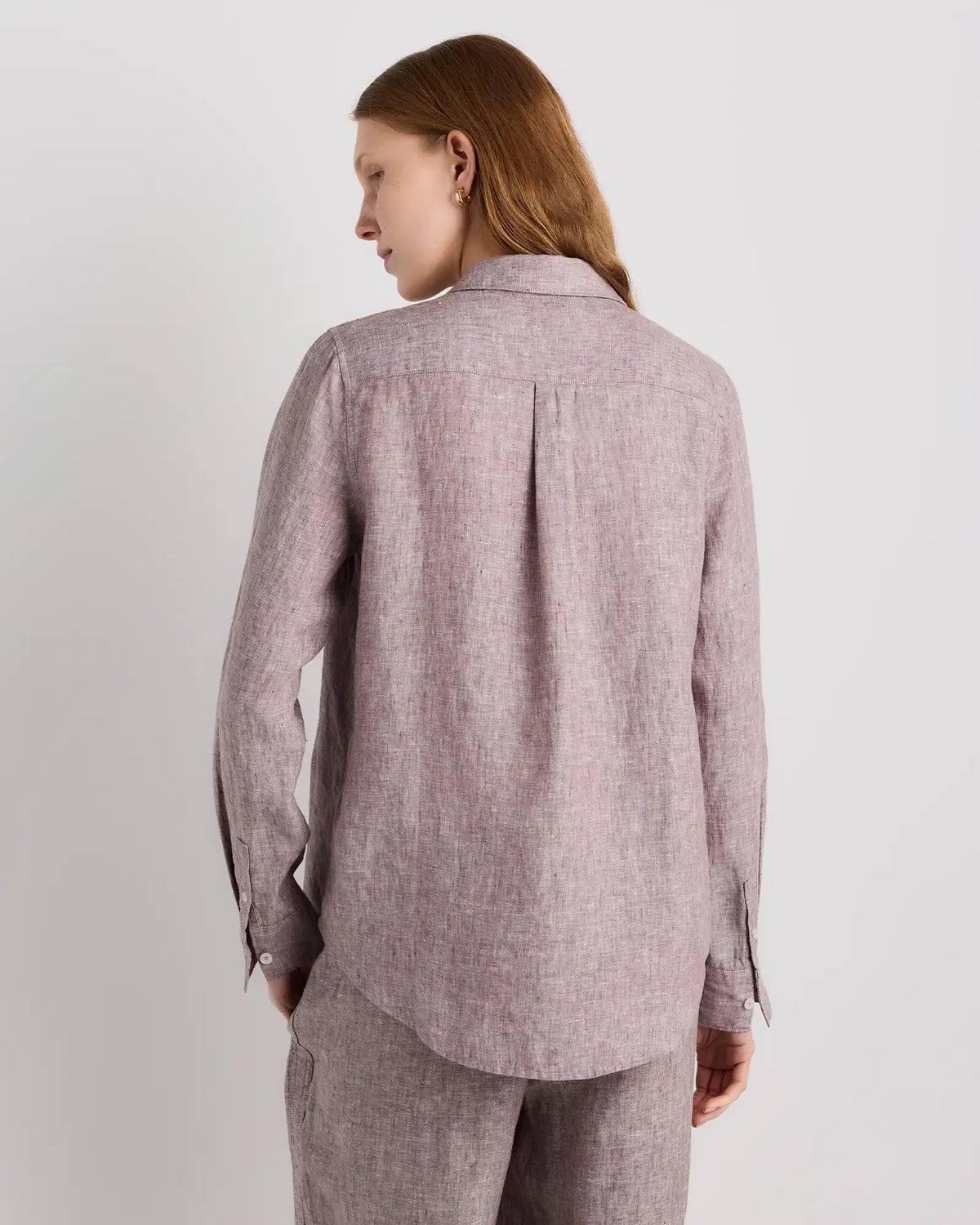 100% European Linen Long Sleeve Shirt