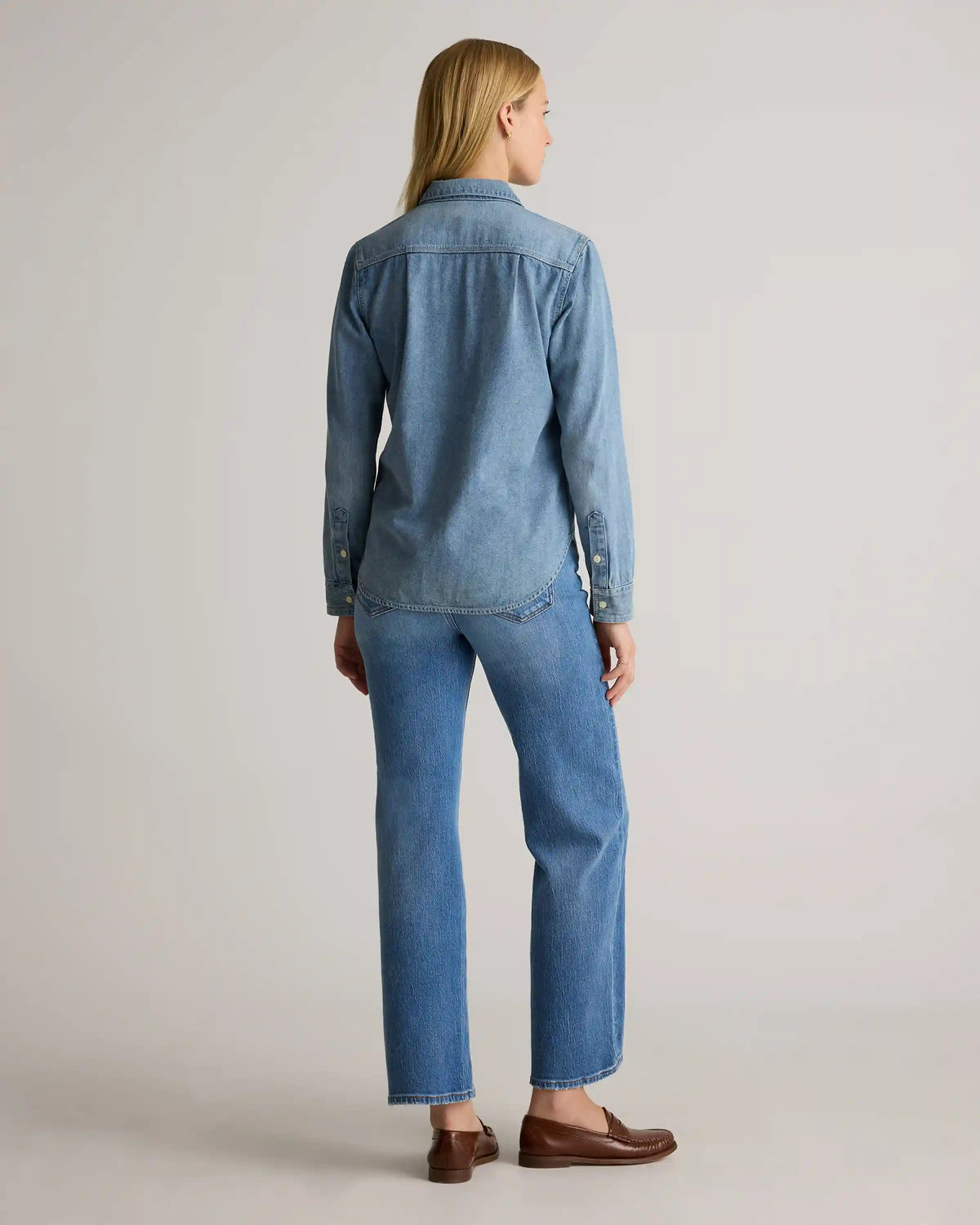 Distressed Denim Shirt