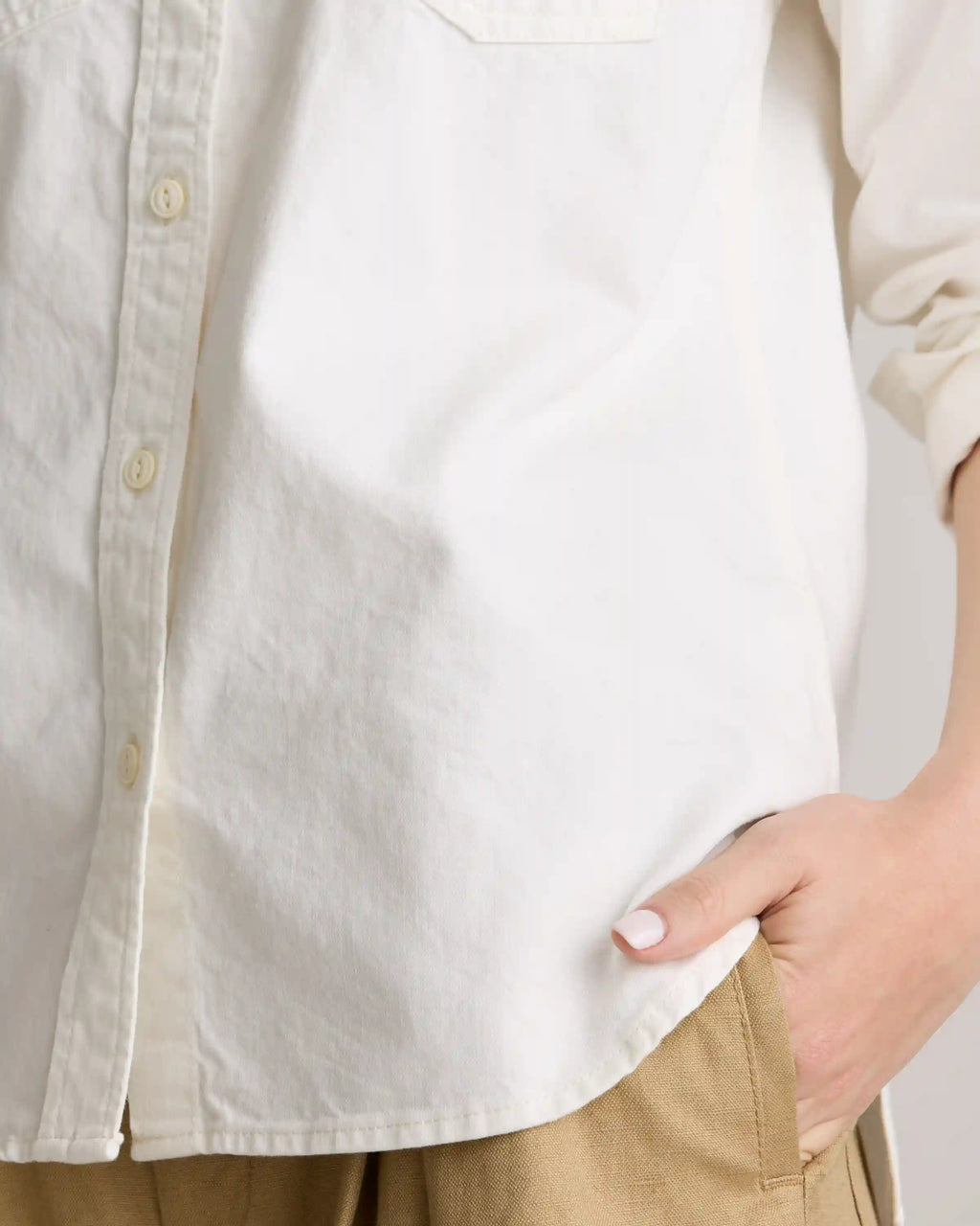 Distressed Denim Shirt