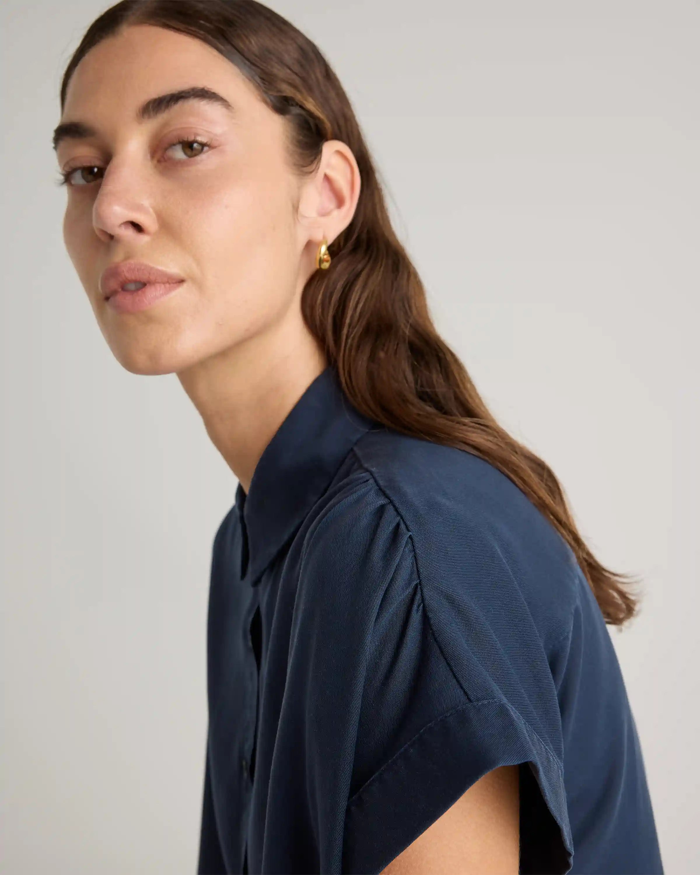 Vintage Wash Tencel Camp Shirt