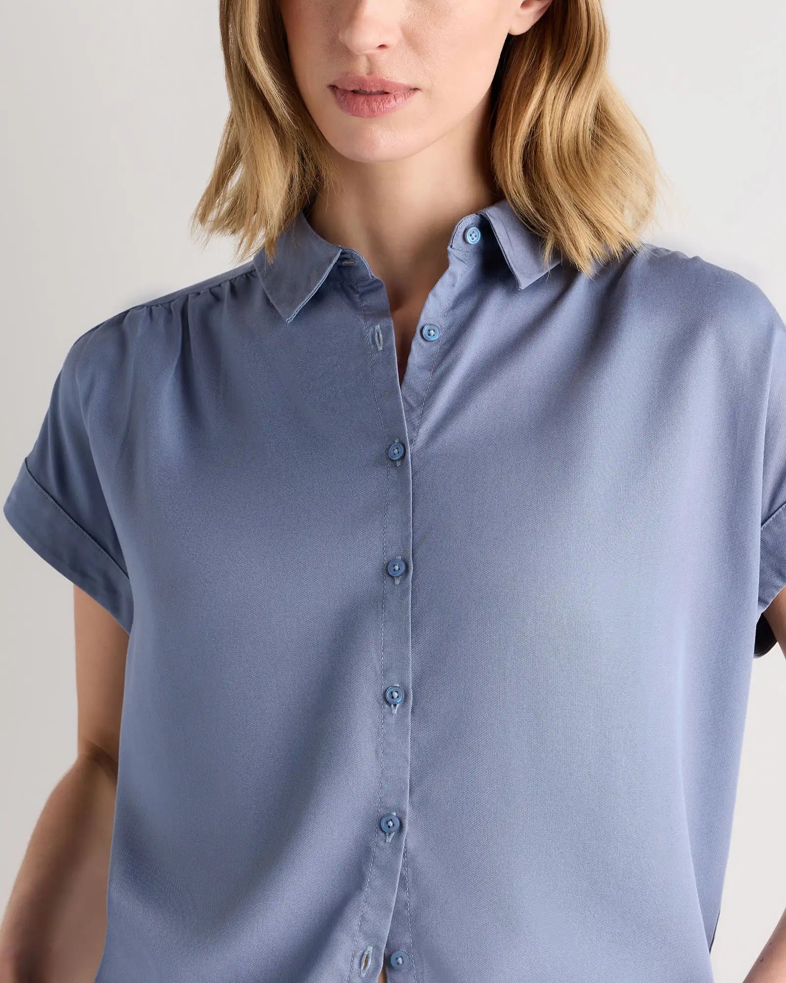 Vintage Wash Tencel Camp Shirt