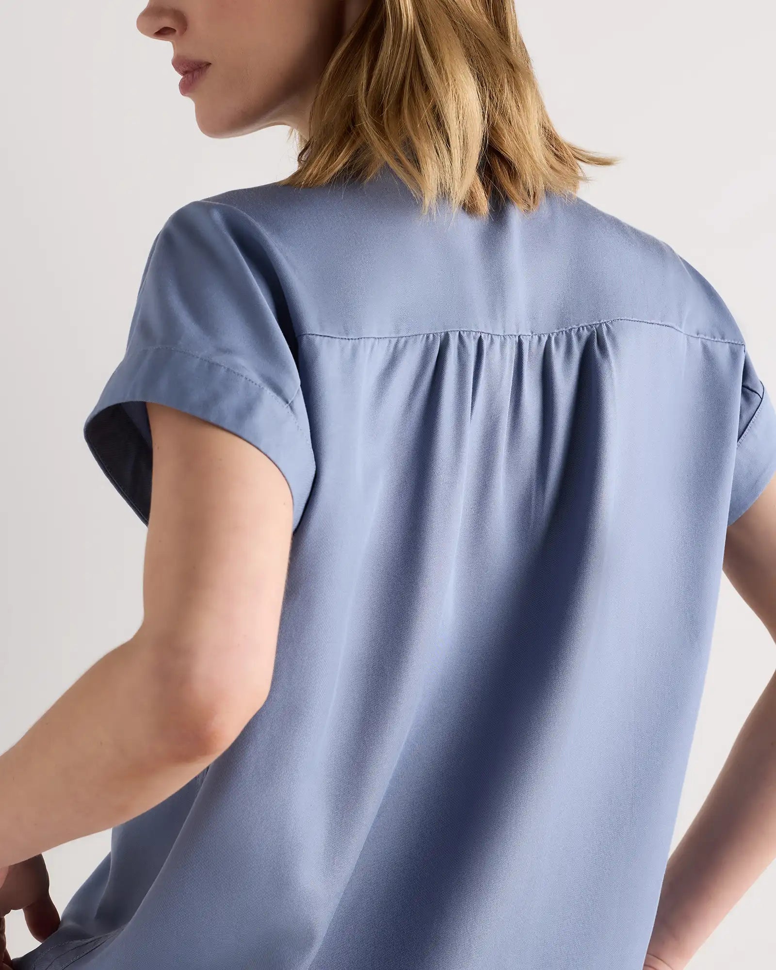 Vintage Wash Tencel Camp Shirt