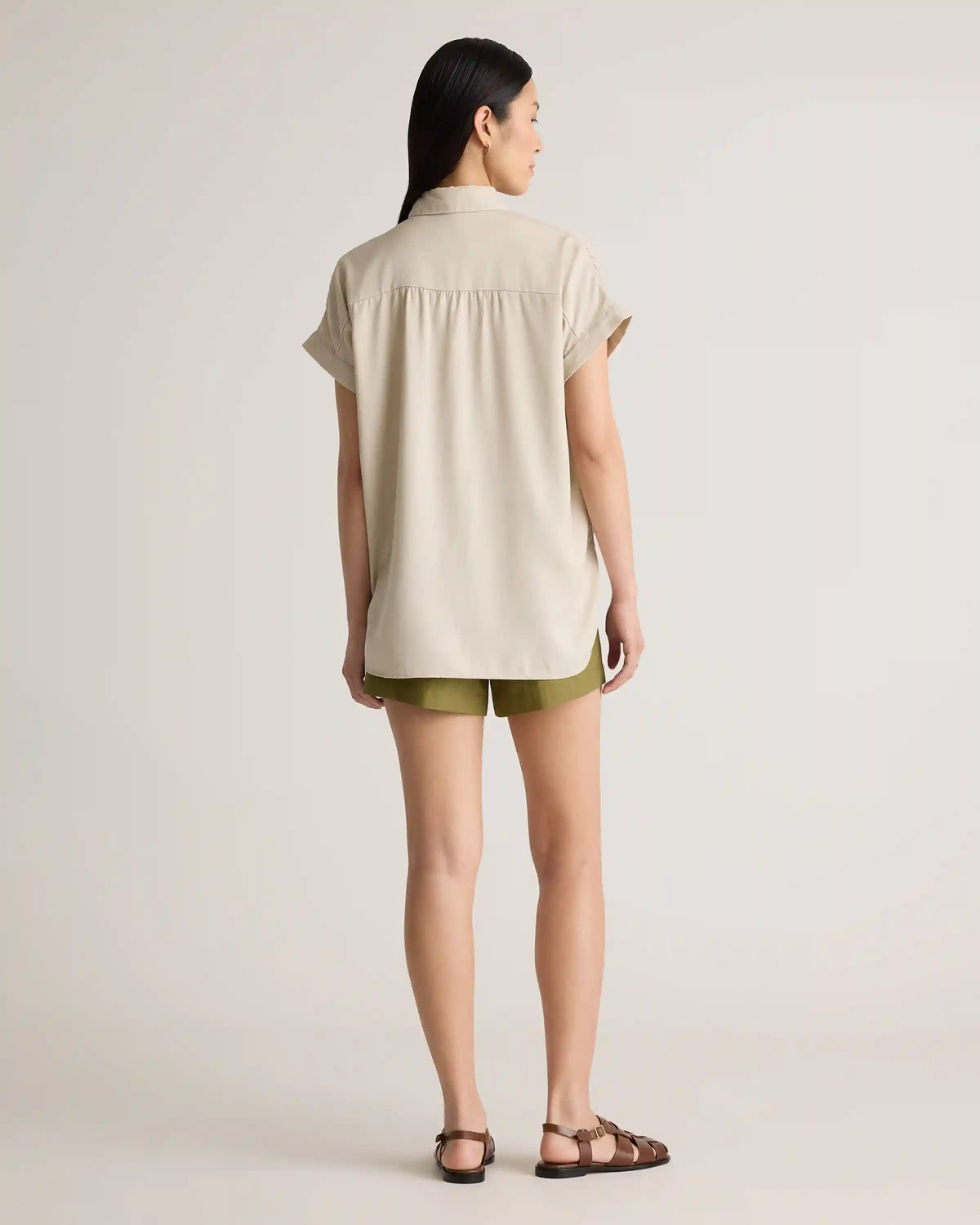 Vintage Wash Tencel Camp Shirt