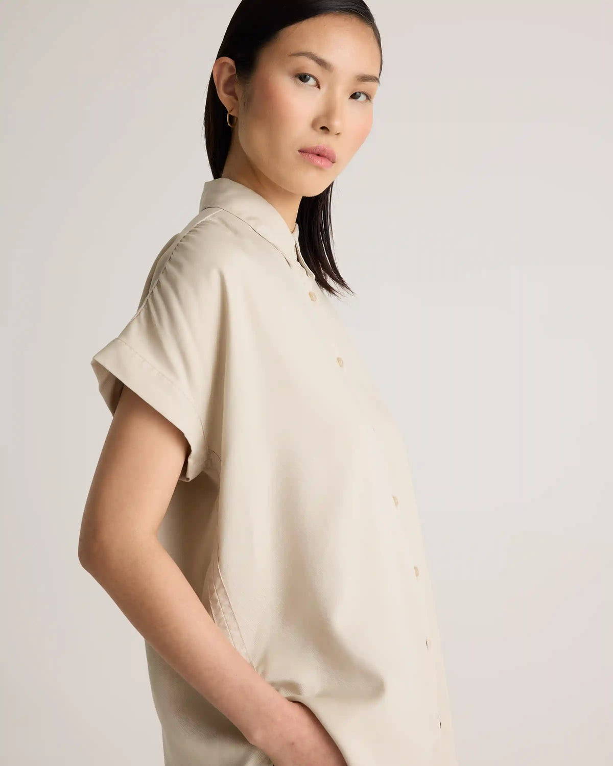 Vintage Wash Tencel Camp Shirt