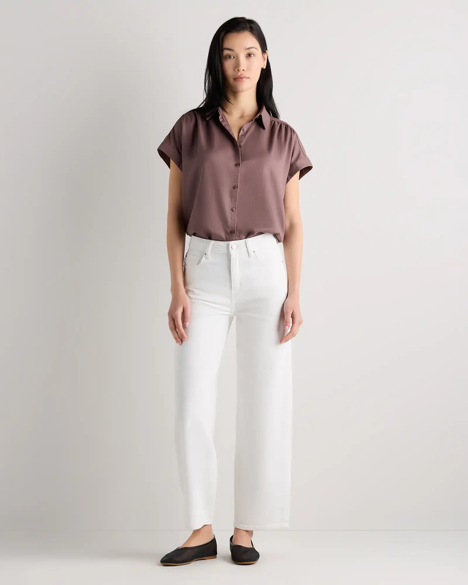 Vintage Wash Tencel Camp Shirt