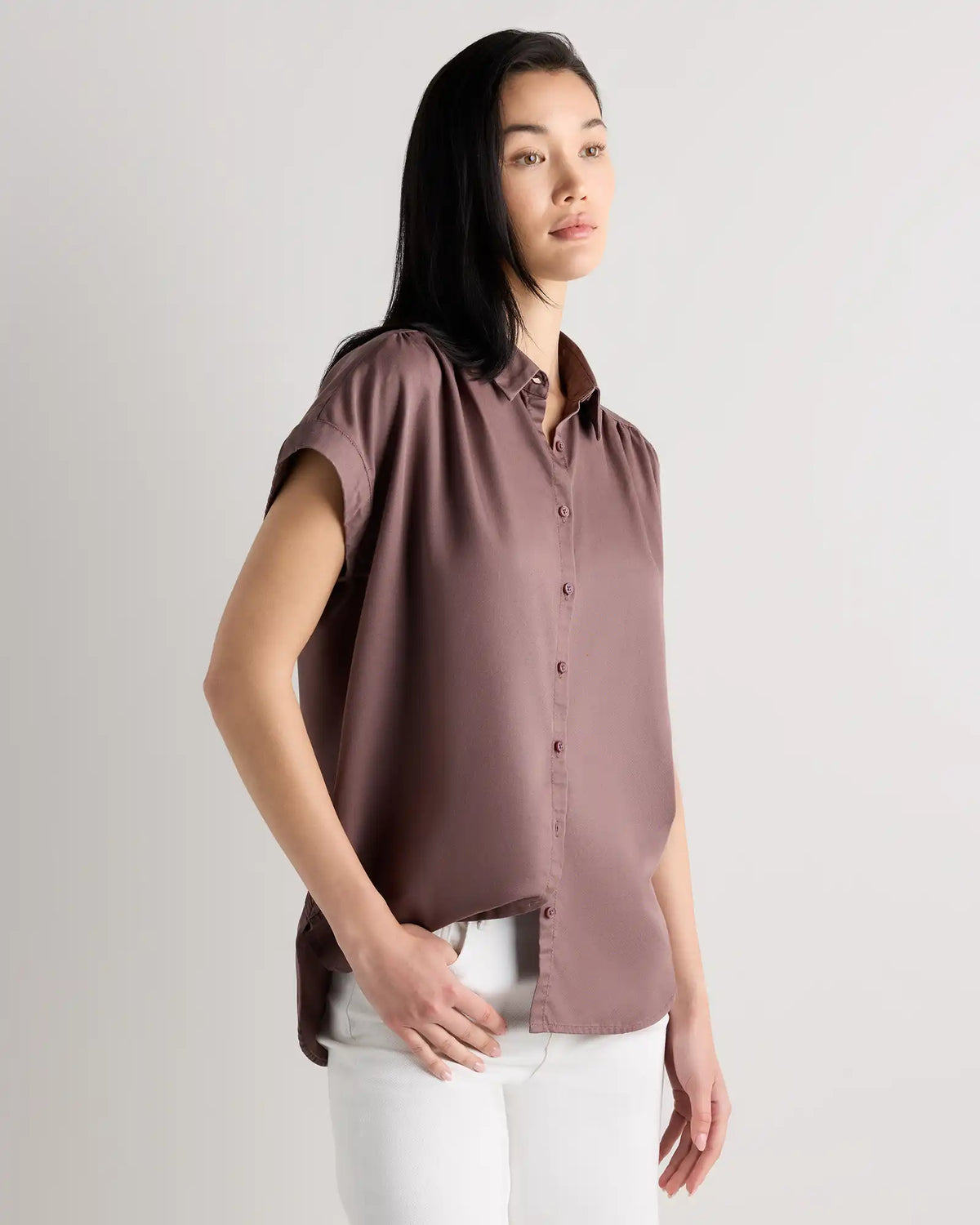 Vintage Wash Tencel Camp Shirt