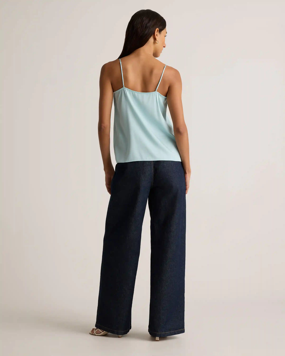 Washable Stretch Silk V-Neck Cami