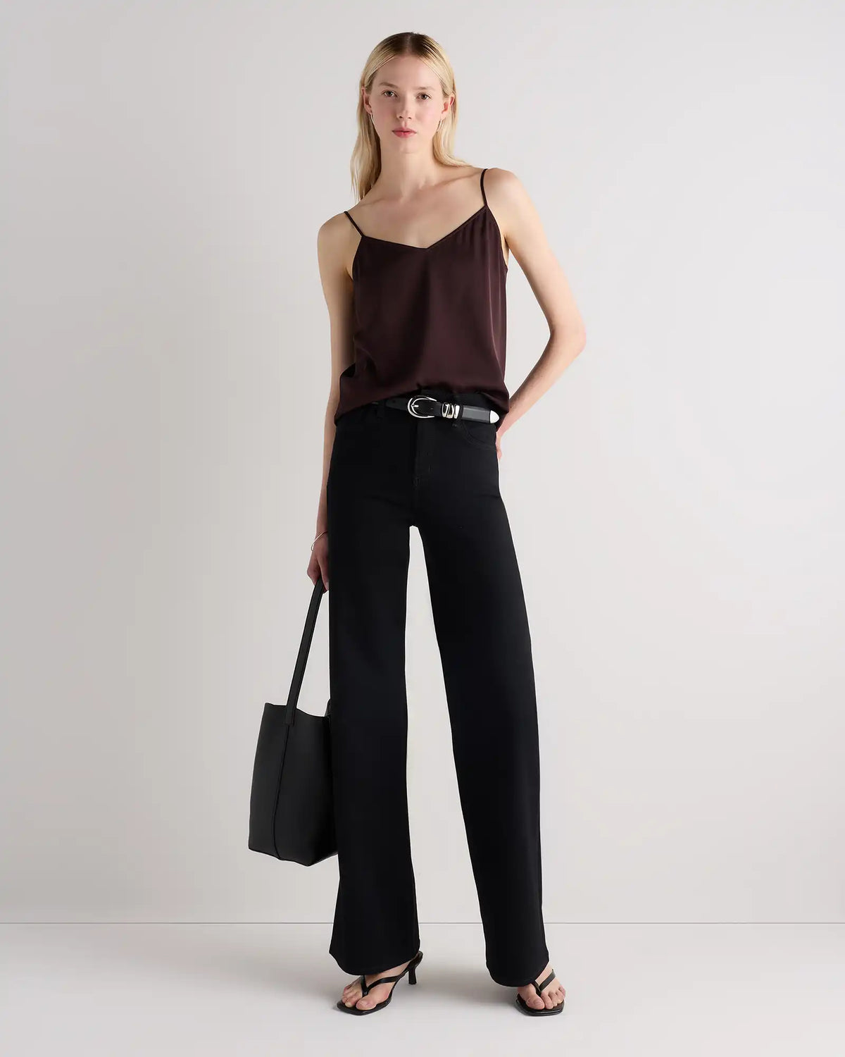 Washable Stretch Silk V-Neck Cami