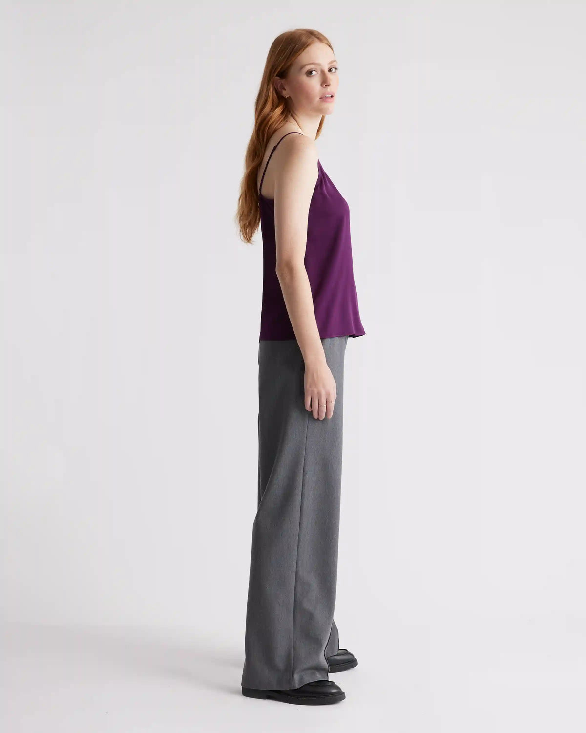 Washable Stretch Silk V-Neck Cami