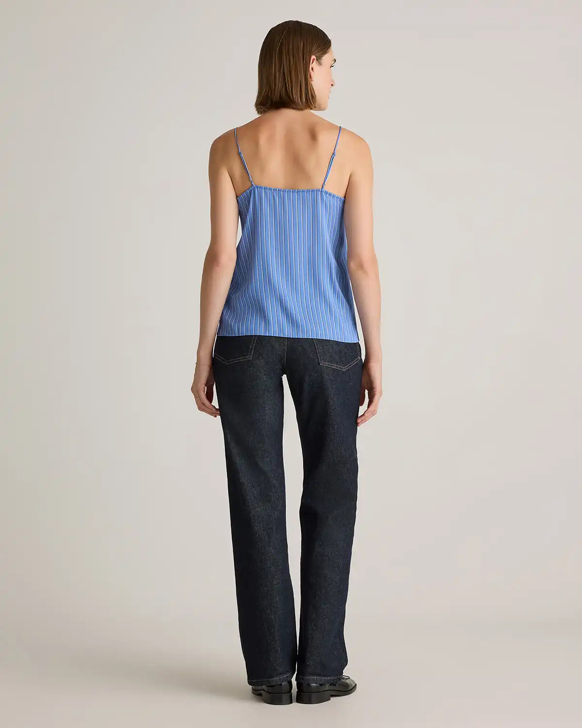 Washable Stretch Silk V-Neck Cami