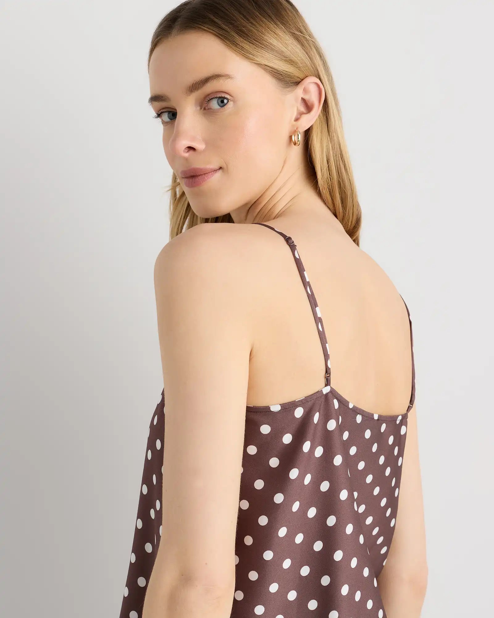 Washable Stretch Silk V-Neck Cami