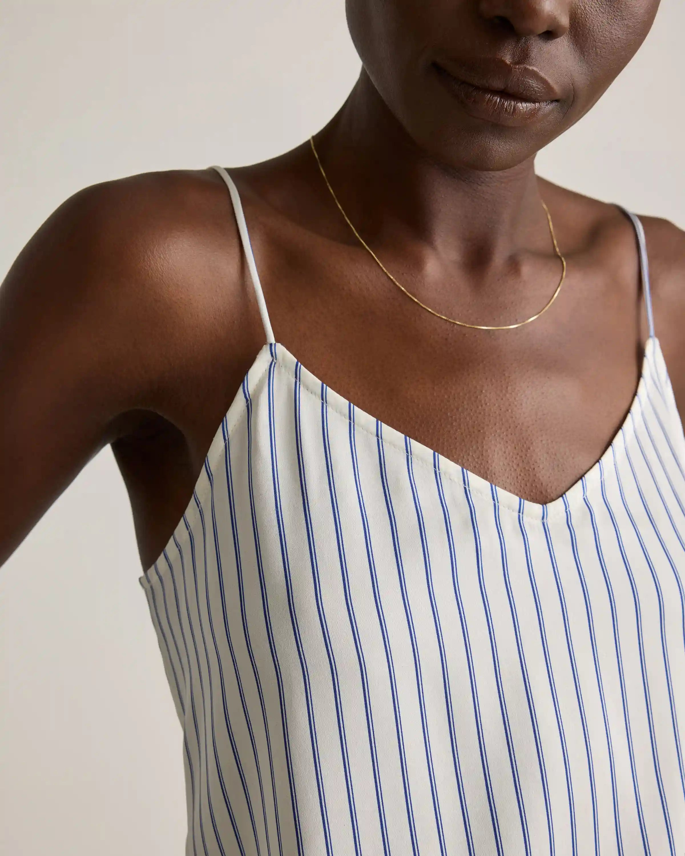 Washable Stretch Silk V-Neck Cami