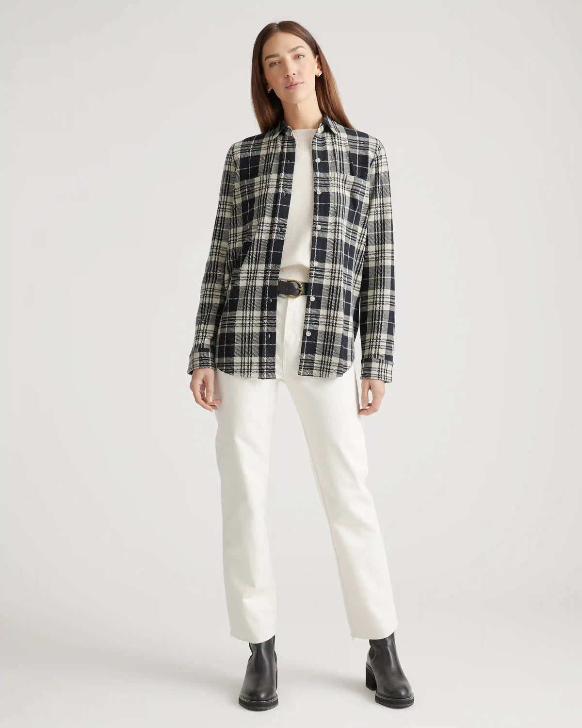 Stretch Sweater Fleece Shirt