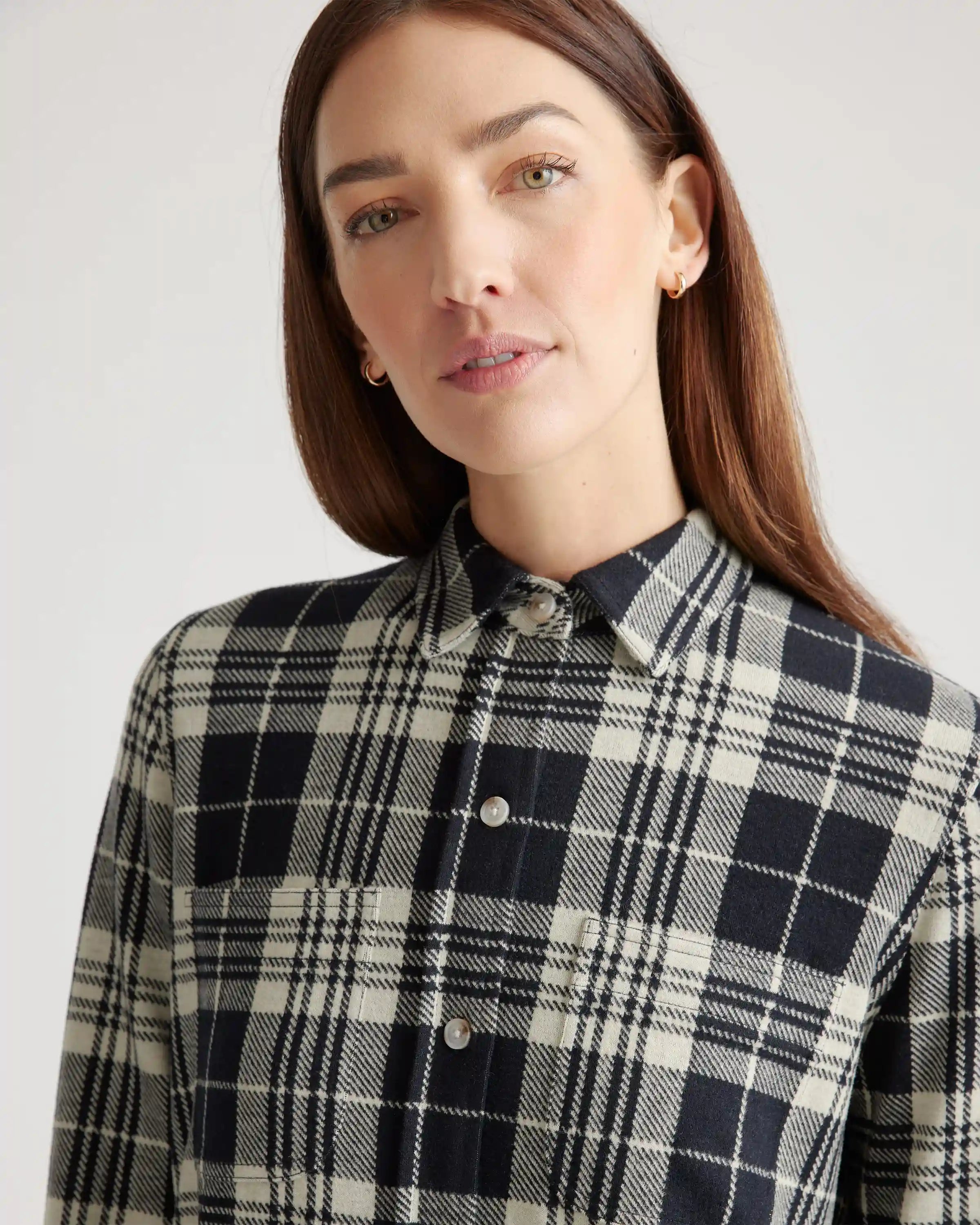 Stretch Sweater Fleece Shirt