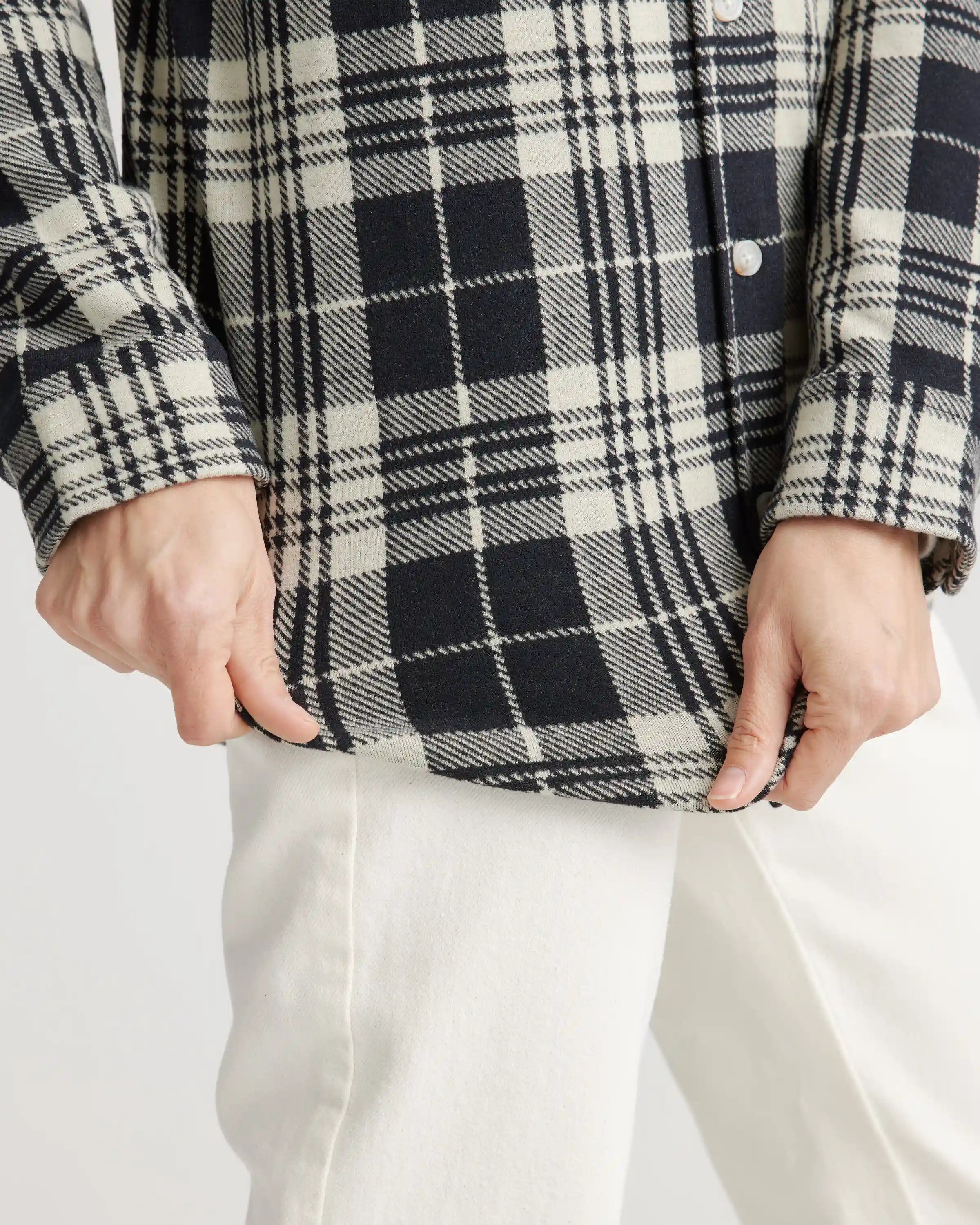 Stretch Sweater Fleece Shirt