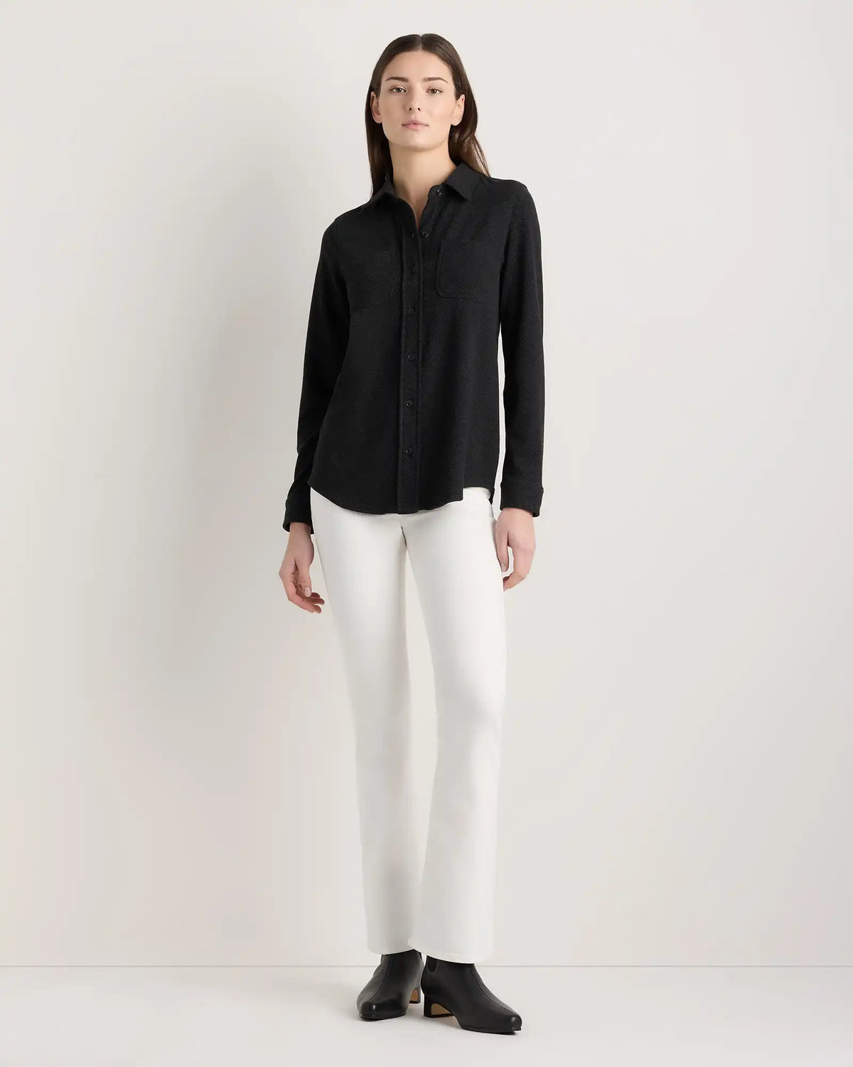 Stretch Sweater Fleece Shirt