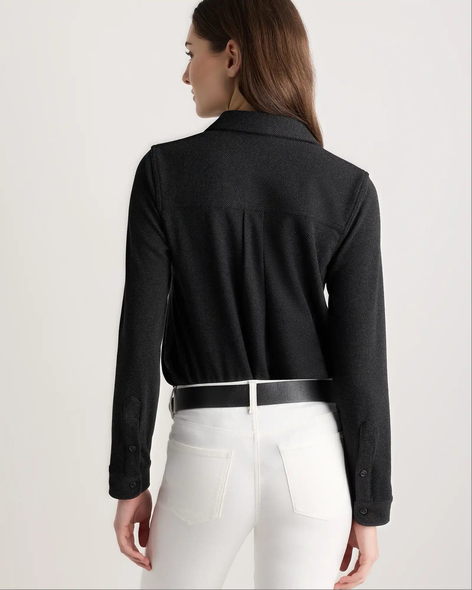 Stretch Sweater Fleece Shirt