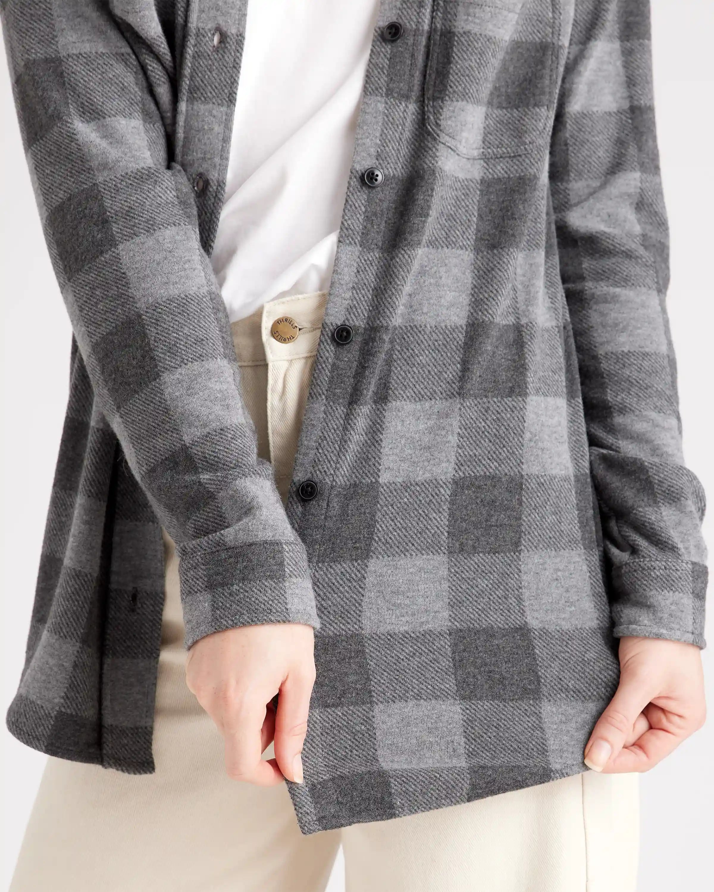Stretch Sweater Fleece Shirt