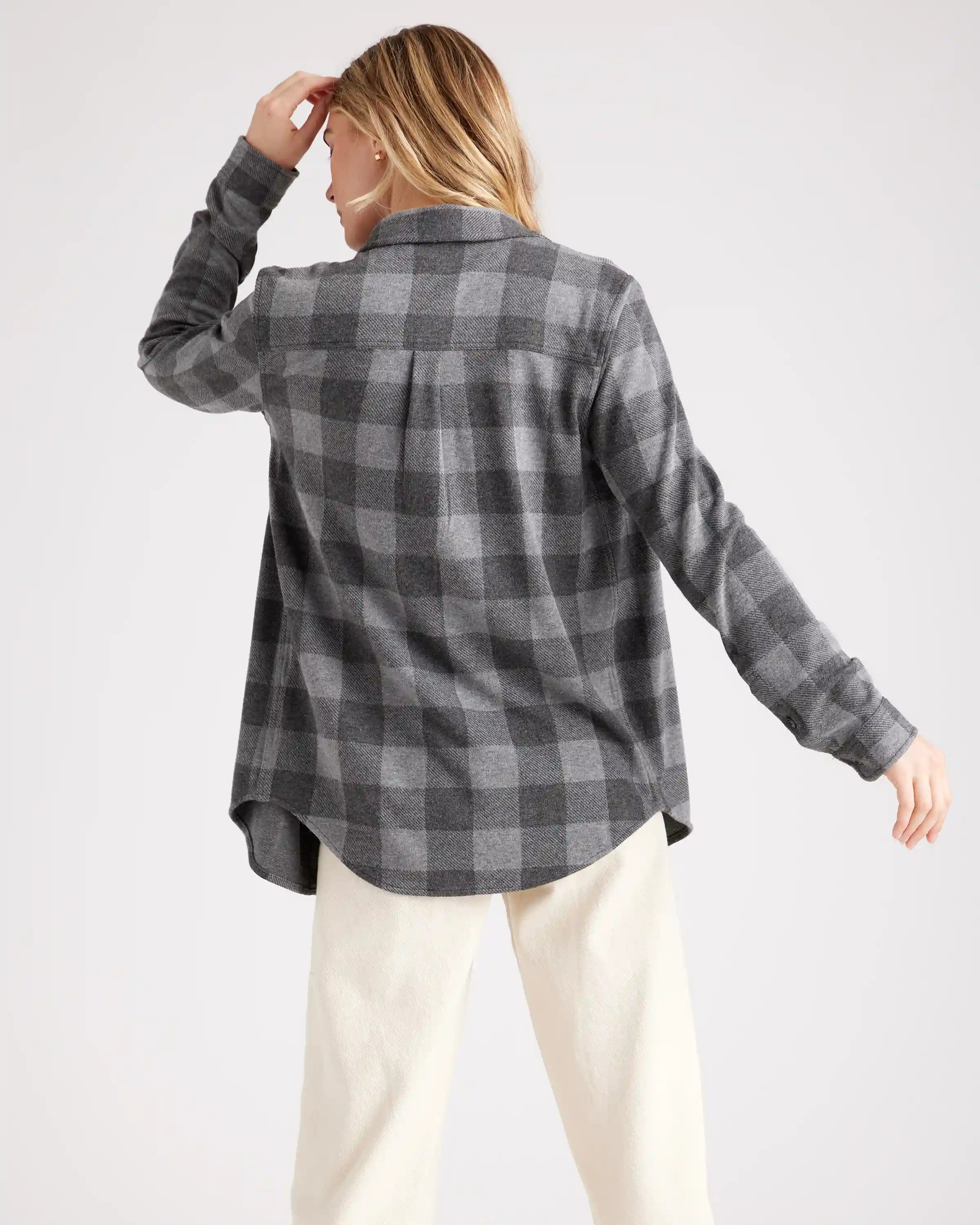 Stretch Sweater Fleece Shirt