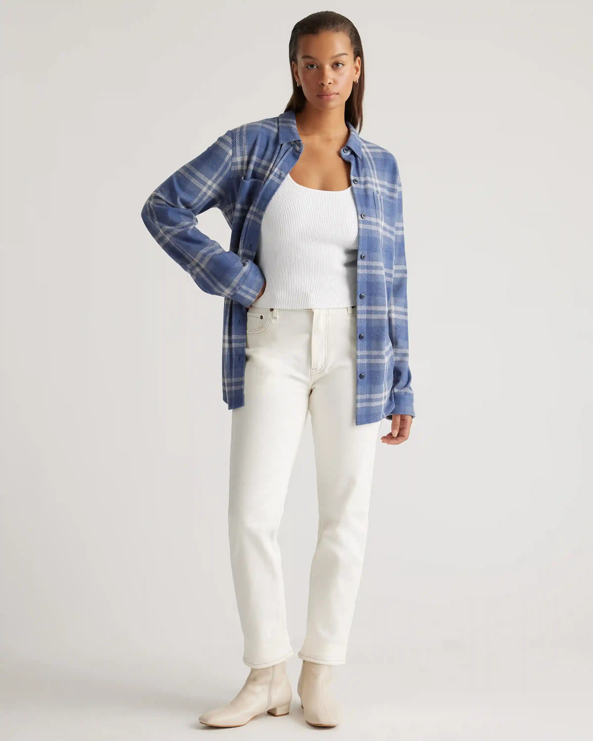 Stretch Sweater Fleece Shirt
