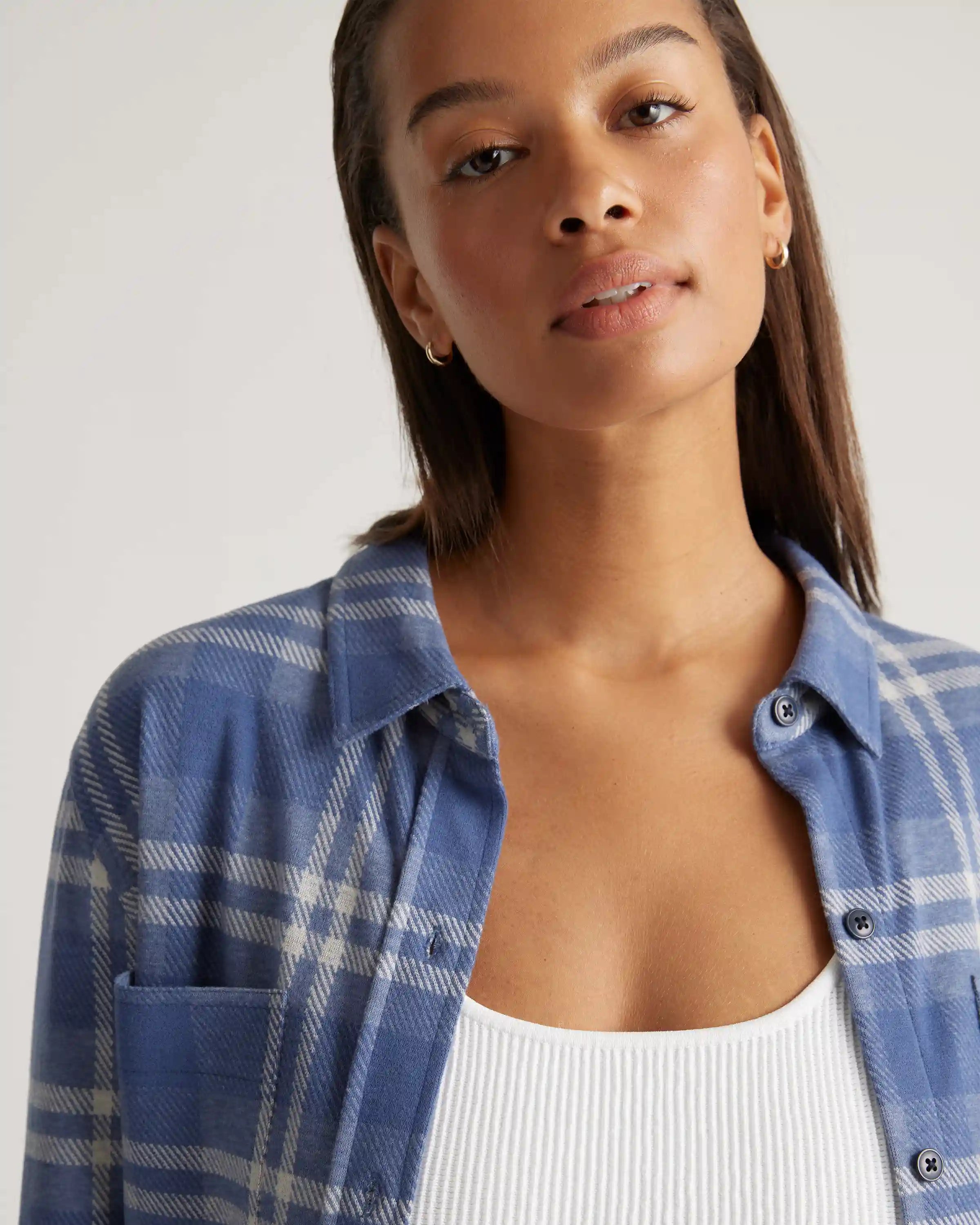 Stretch Sweater Fleece Shirt