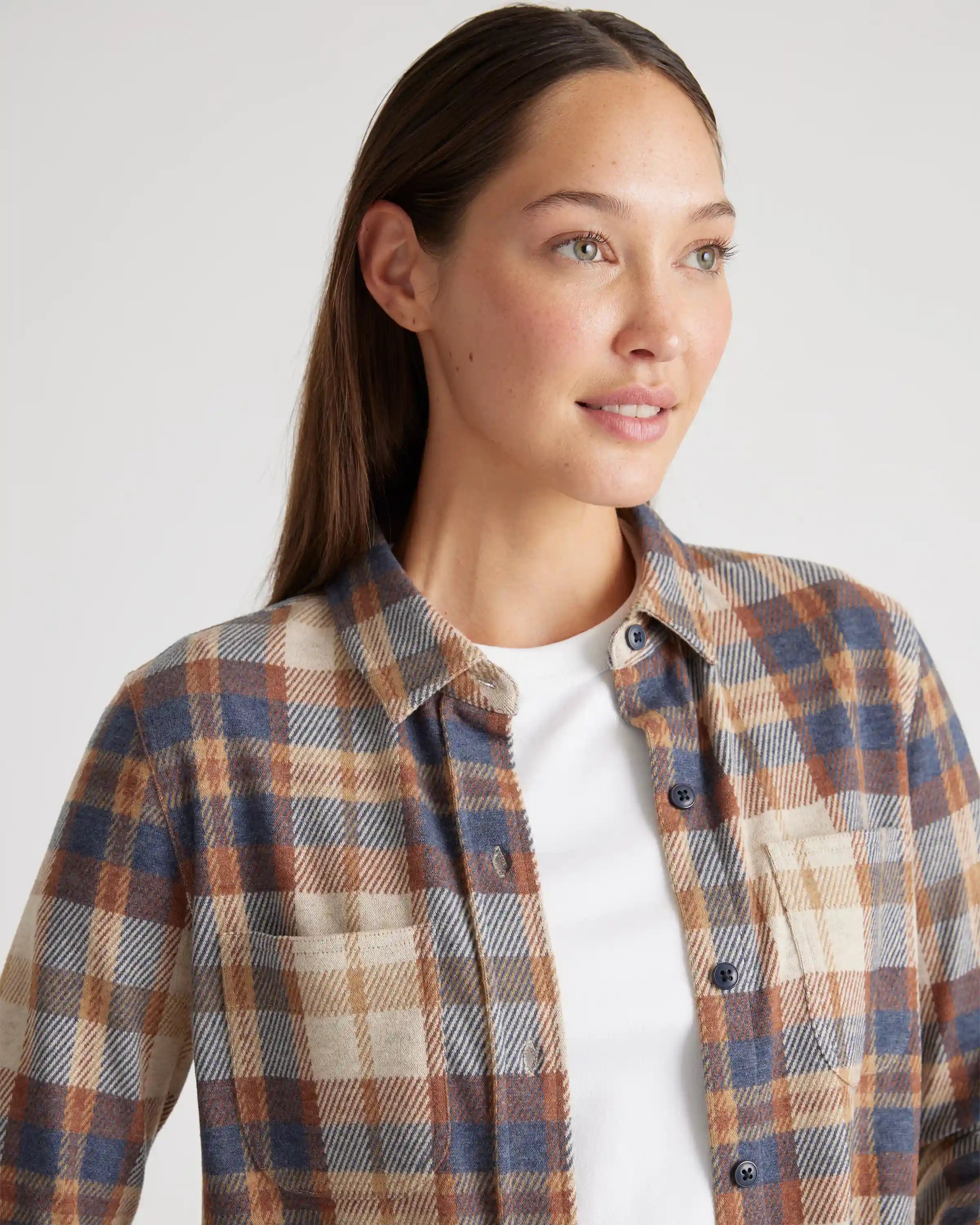 Stretch Sweater Fleece Shirt