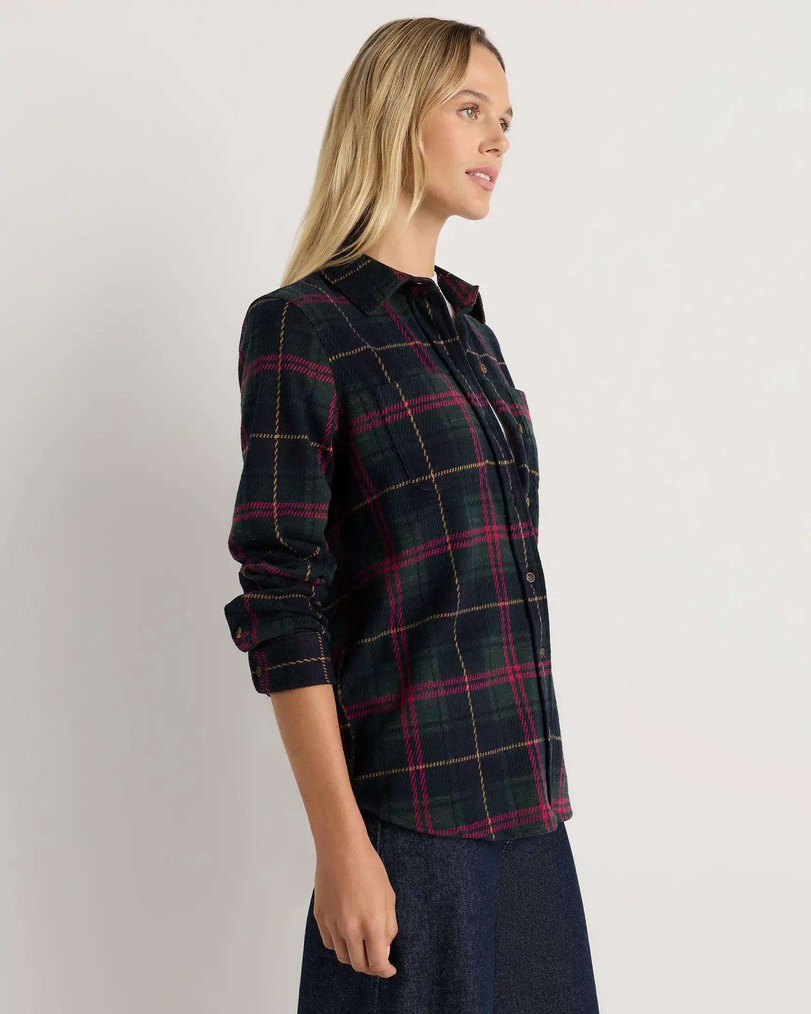 Stretch Sweater Fleece Shirt