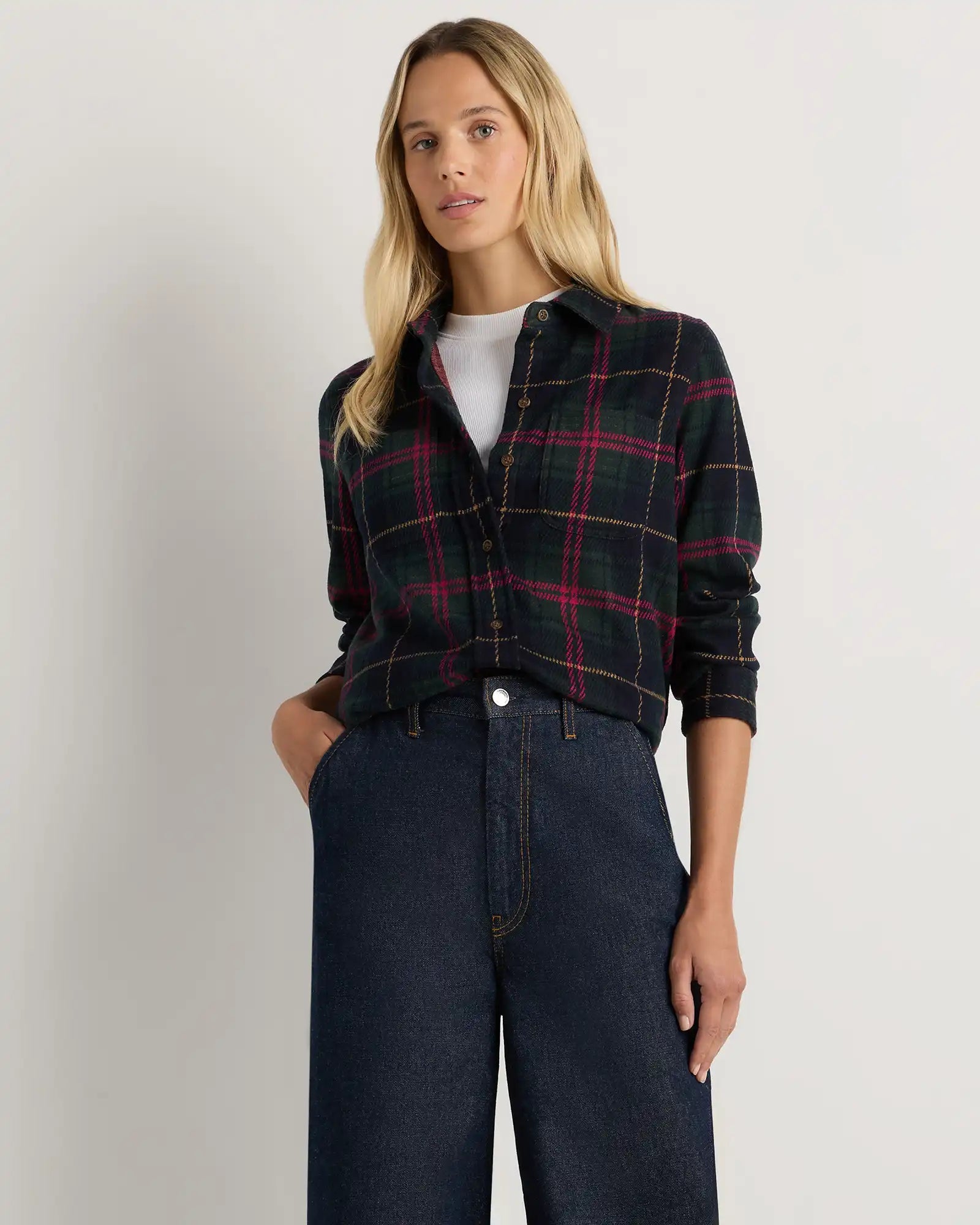 Stretch Sweater Fleece Shirt