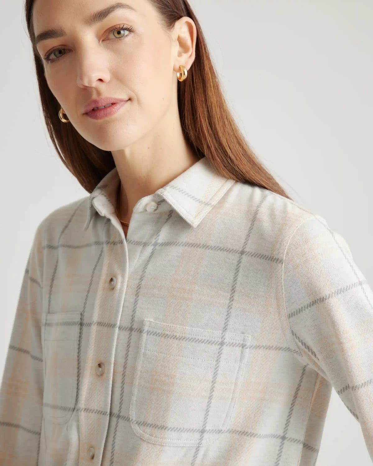 Stretch Sweater Fleece Shirt