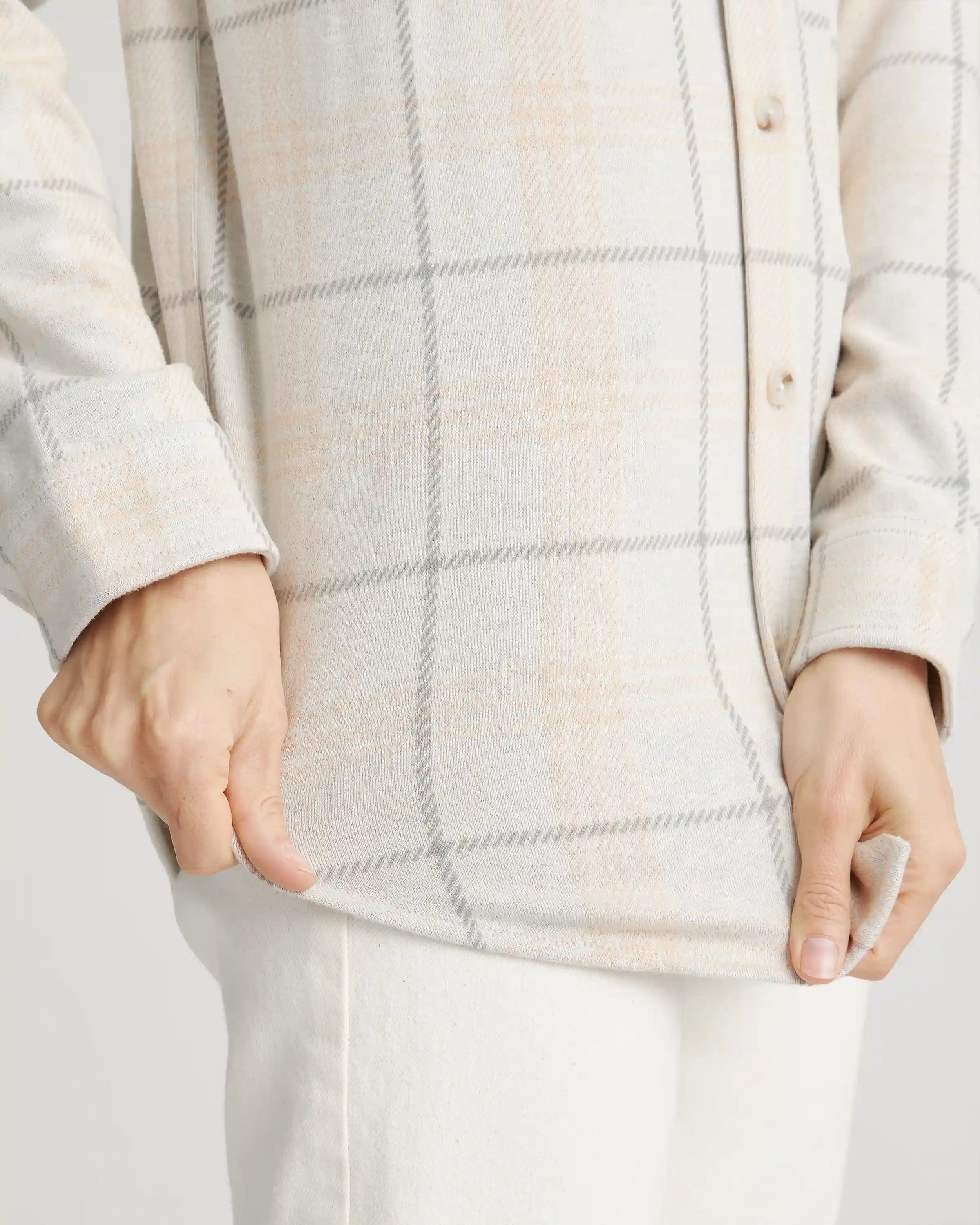 Stretch Sweater Fleece Shirt