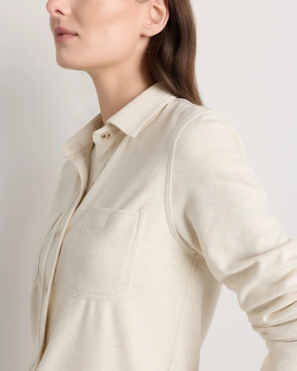 Stretch Sweater Fleece Shirt