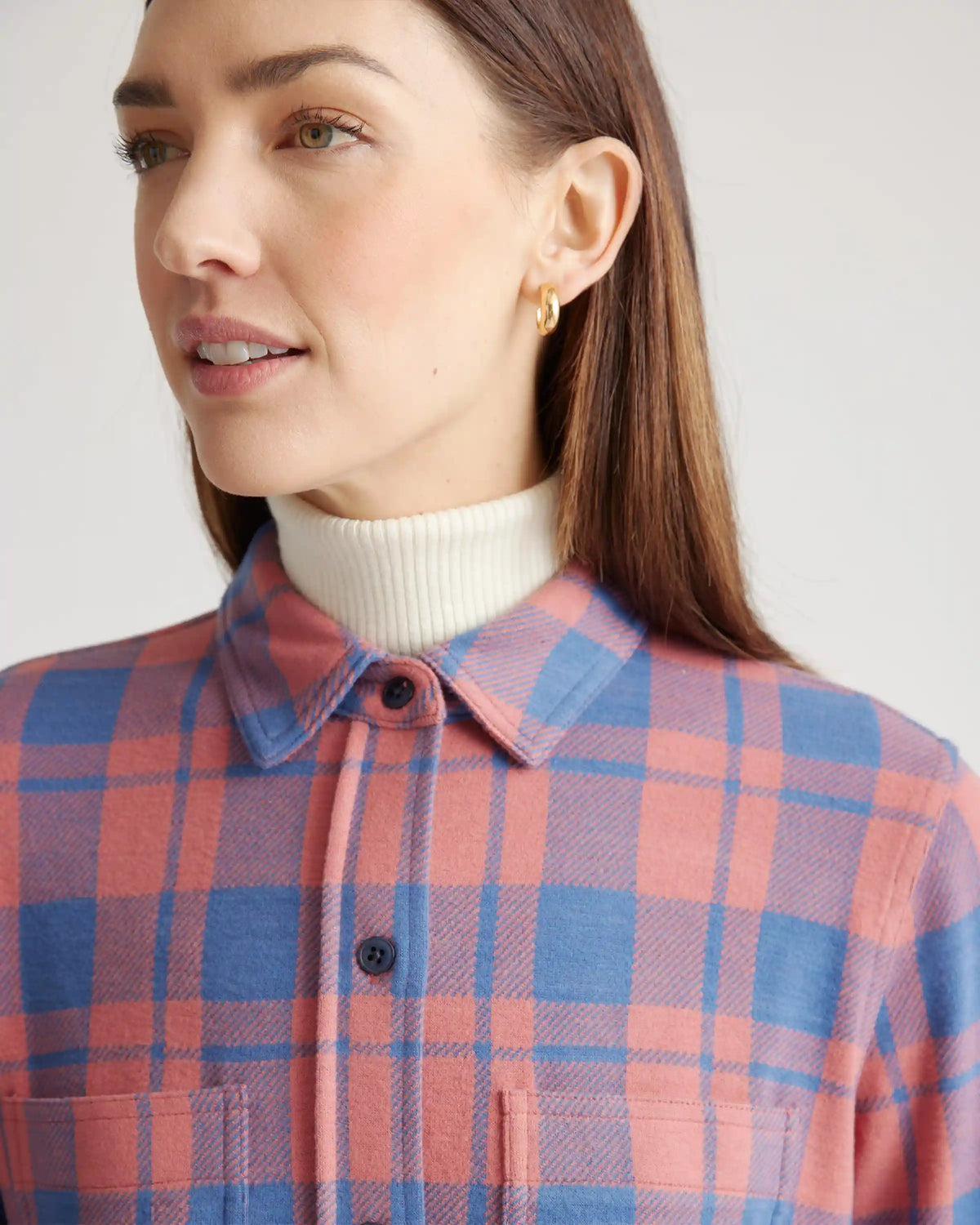 Stretch Sweater Fleece Shirt