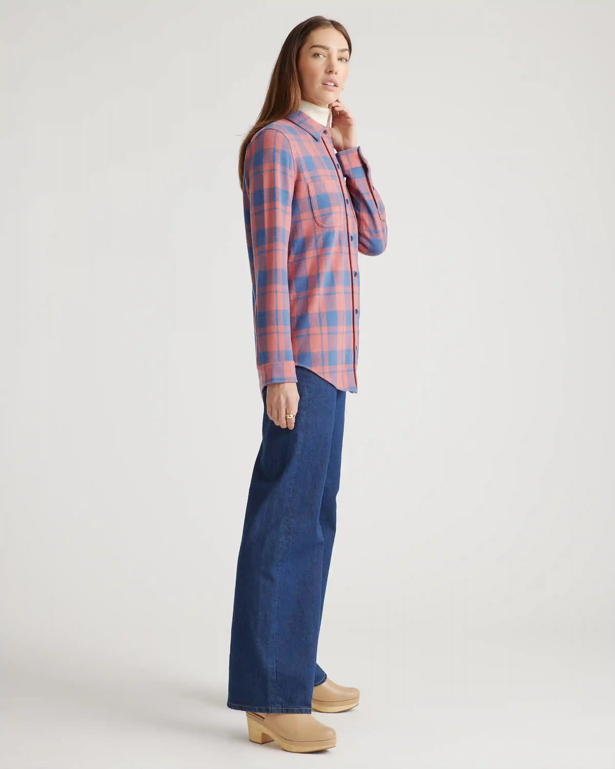 Stretch Sweater Fleece Shirt