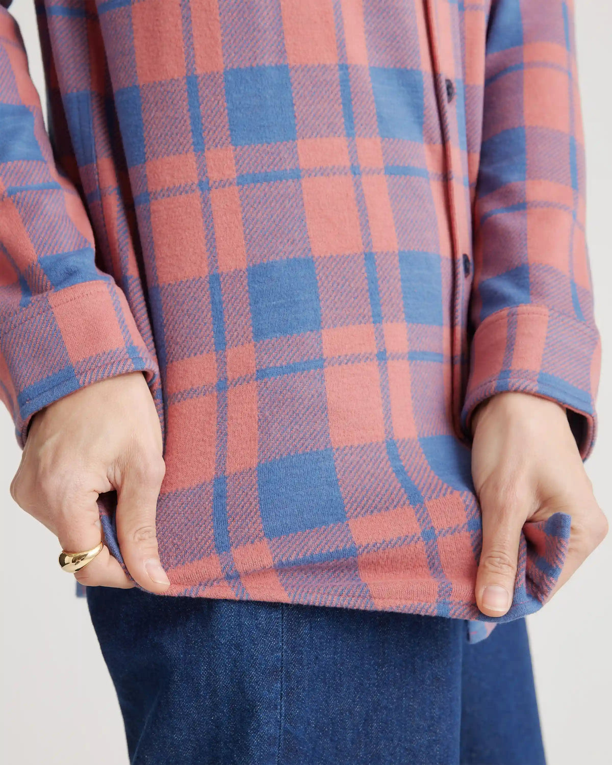 Stretch Sweater Fleece Shirt