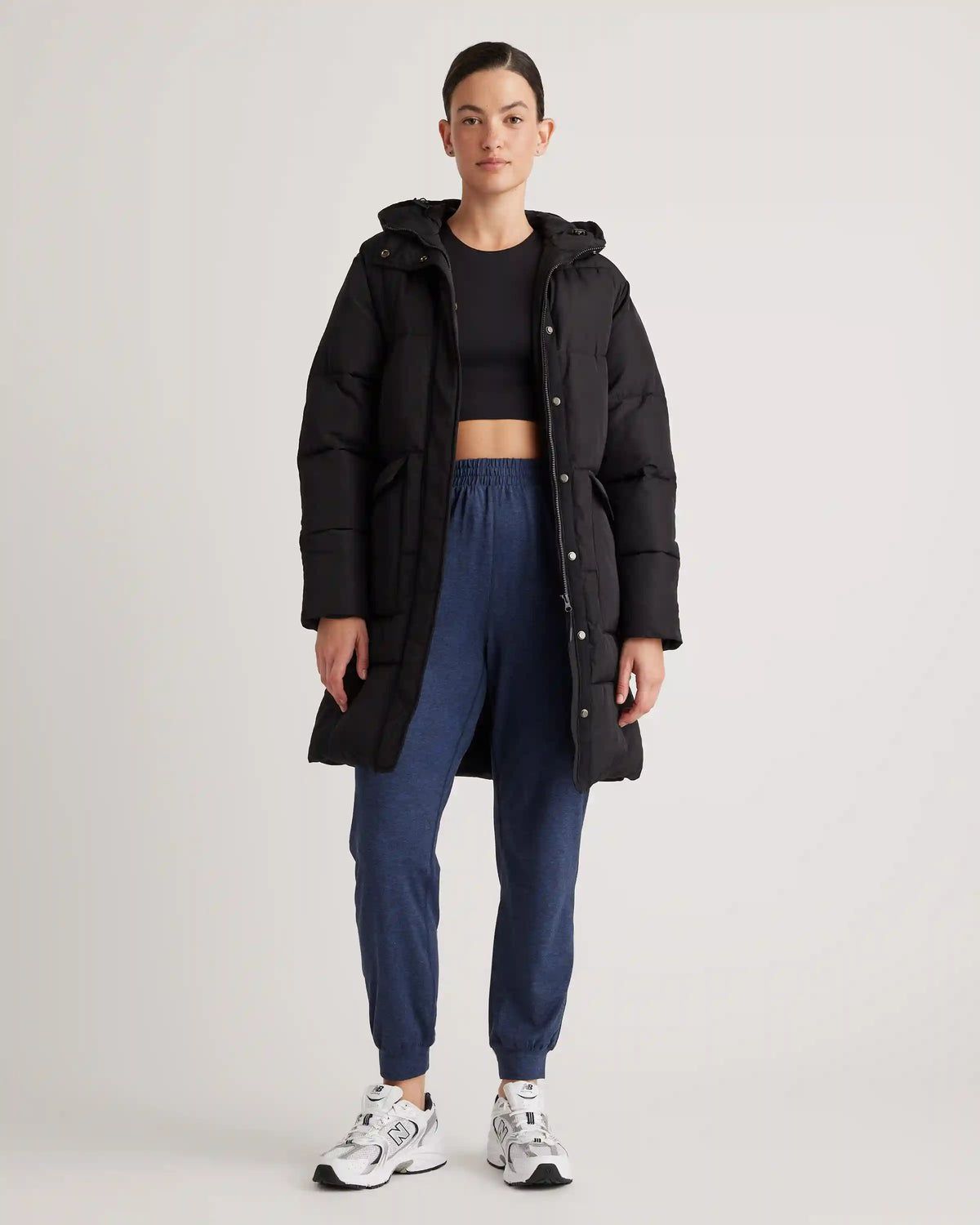 Featherless Long Puffer Parka